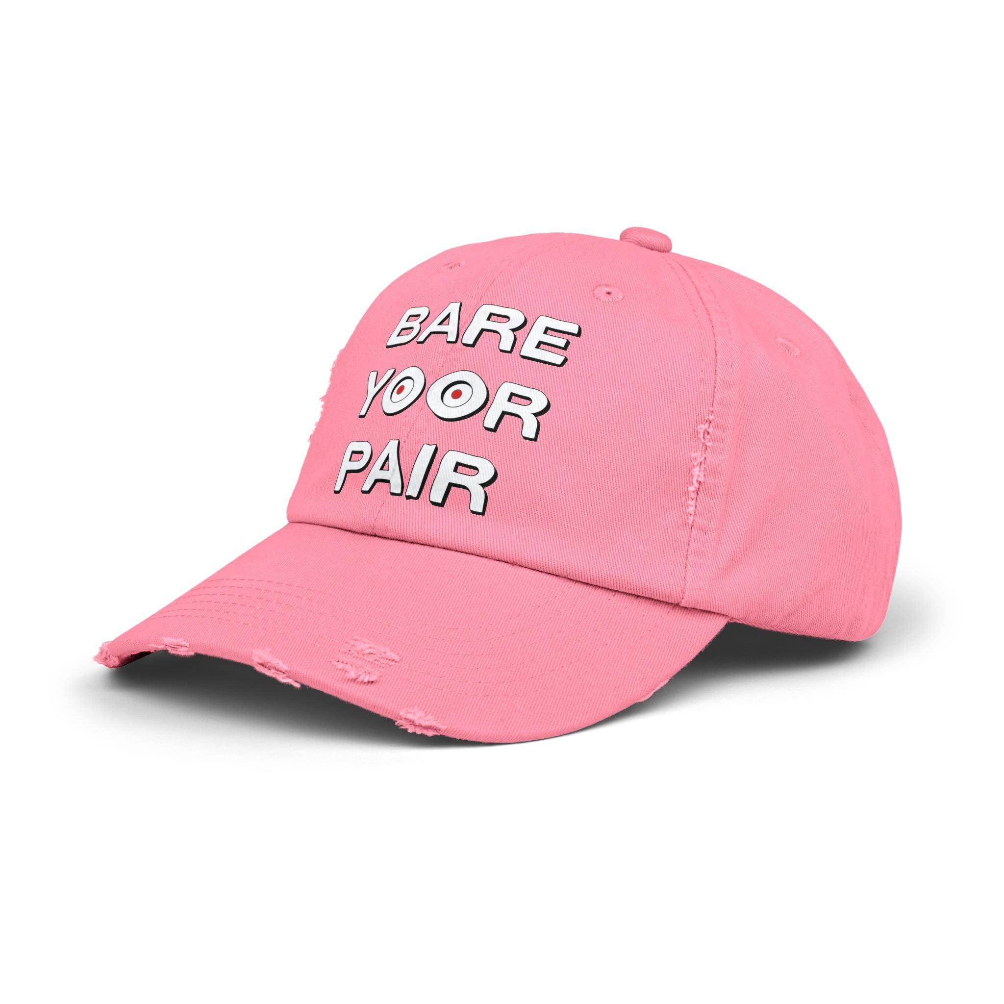 Bare Yoor Pair - Cotton Twill Distressed Baseball Cap