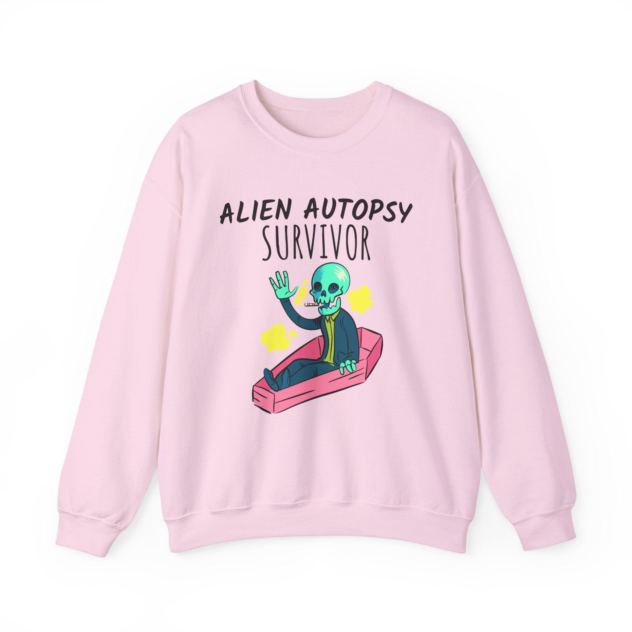 Alien Autopsy Survivor - Sweatshirt - Witty Twisters T-Shirts