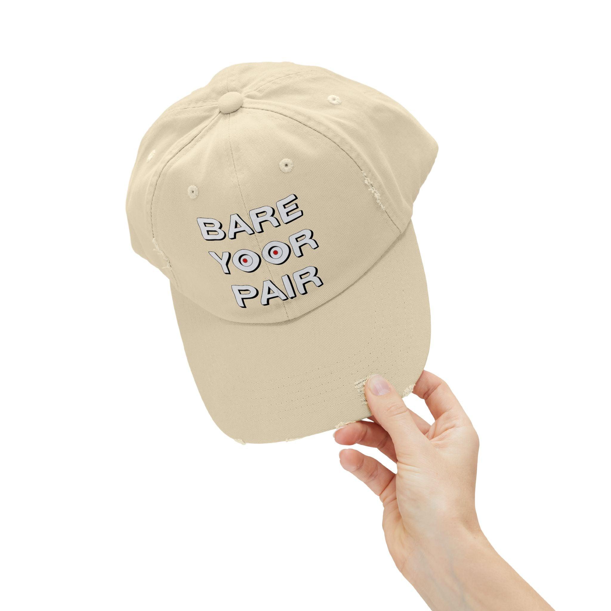 Bare Yoor Pair - Cotton Twill Distressed Baseball Cap