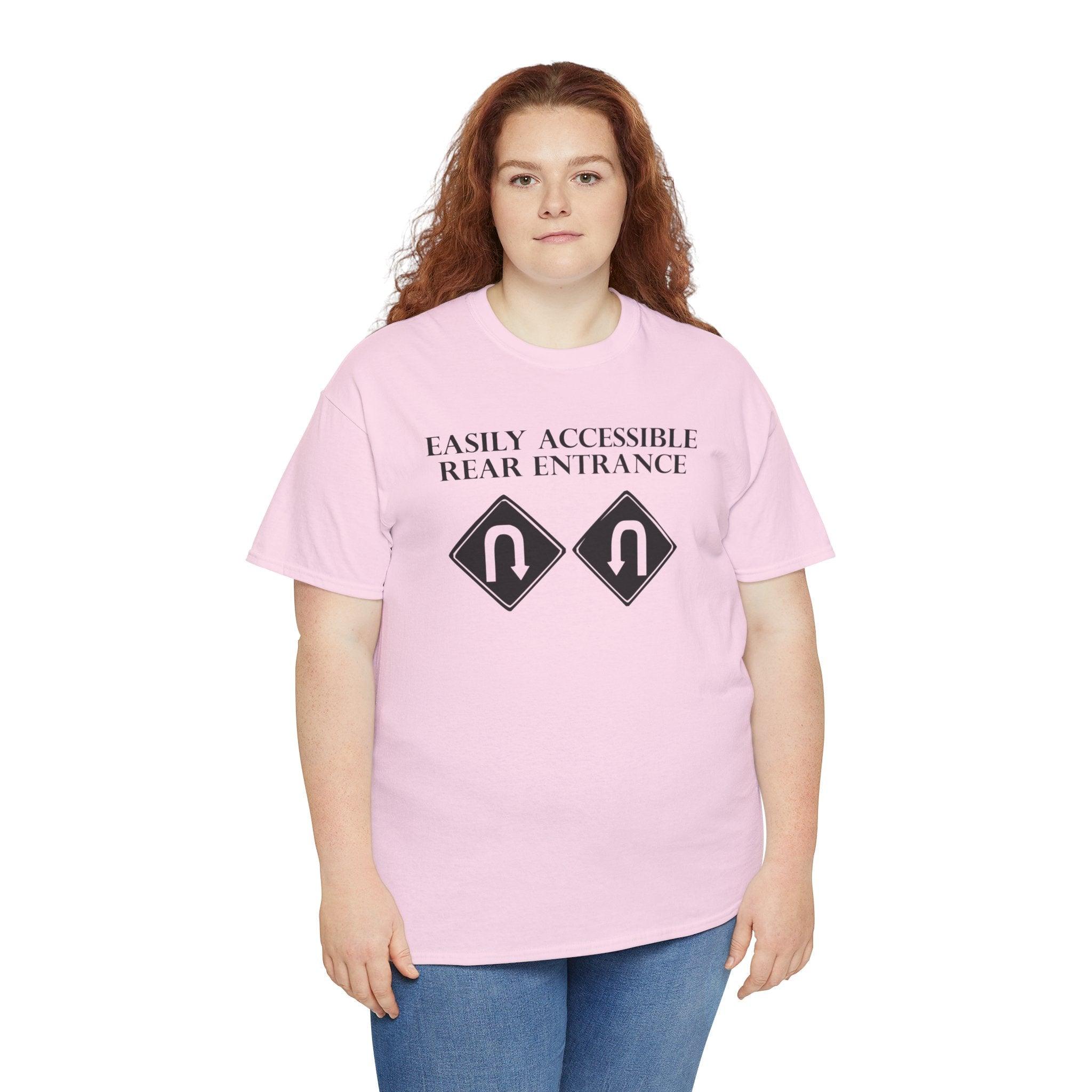 Easily accessible rear entrance - T-Shirt - Witty Twisters Fashions