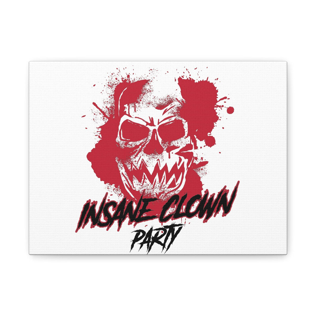 Insane Clown Party - Stretched Matte Canvas - Witty Twisters Fashions