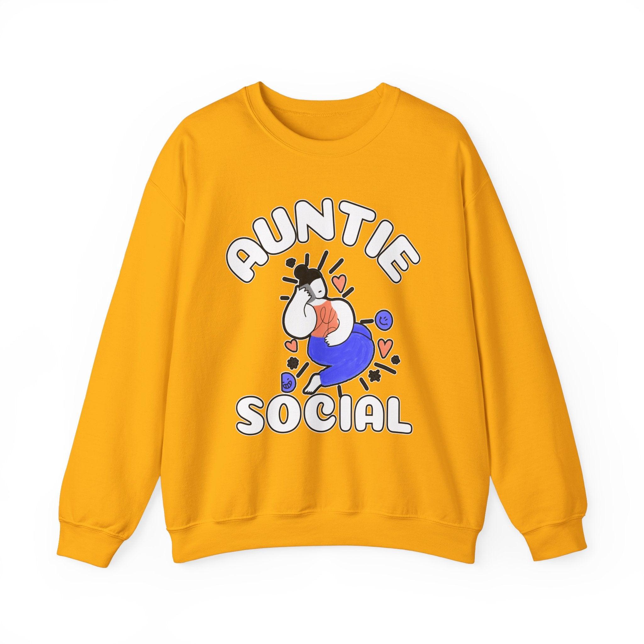 Auntie Social - Sweatshirt - Witty Twisters Fashions