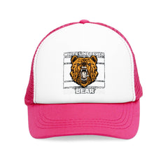 White Line Fever Bear - Mesh Cap - Witty Twisters Fashions