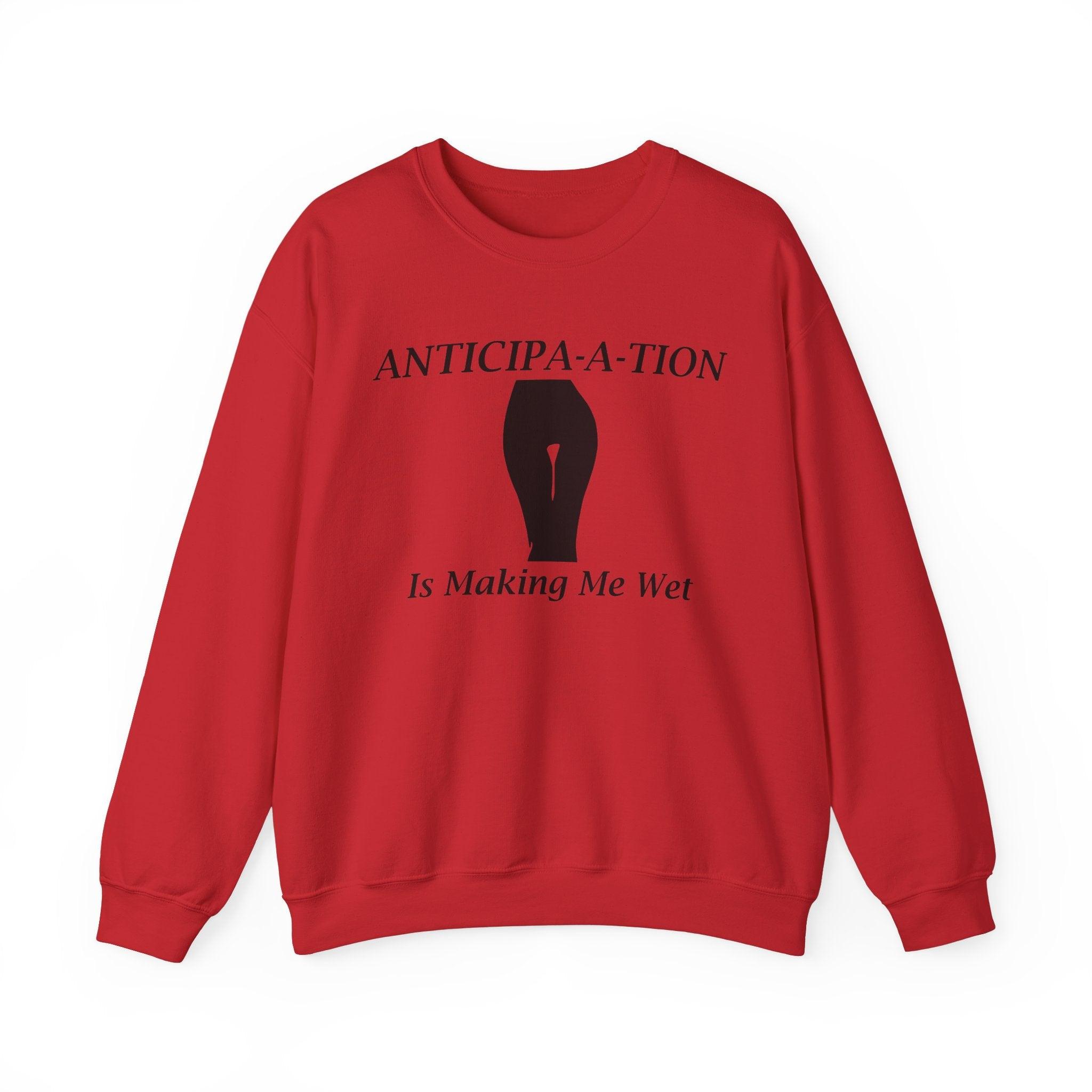 Anticipa-a-tion Is Making Me Wet - Sweatshirt - Witty Twisters Fashions