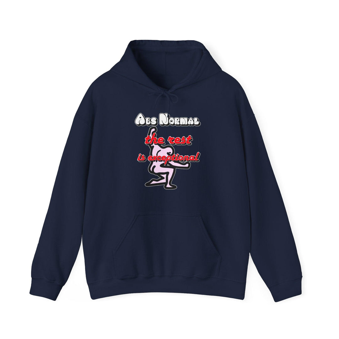 Abs Normal The Rest Is Exceptional - Hoodie - Witty Twisters T-Shirts