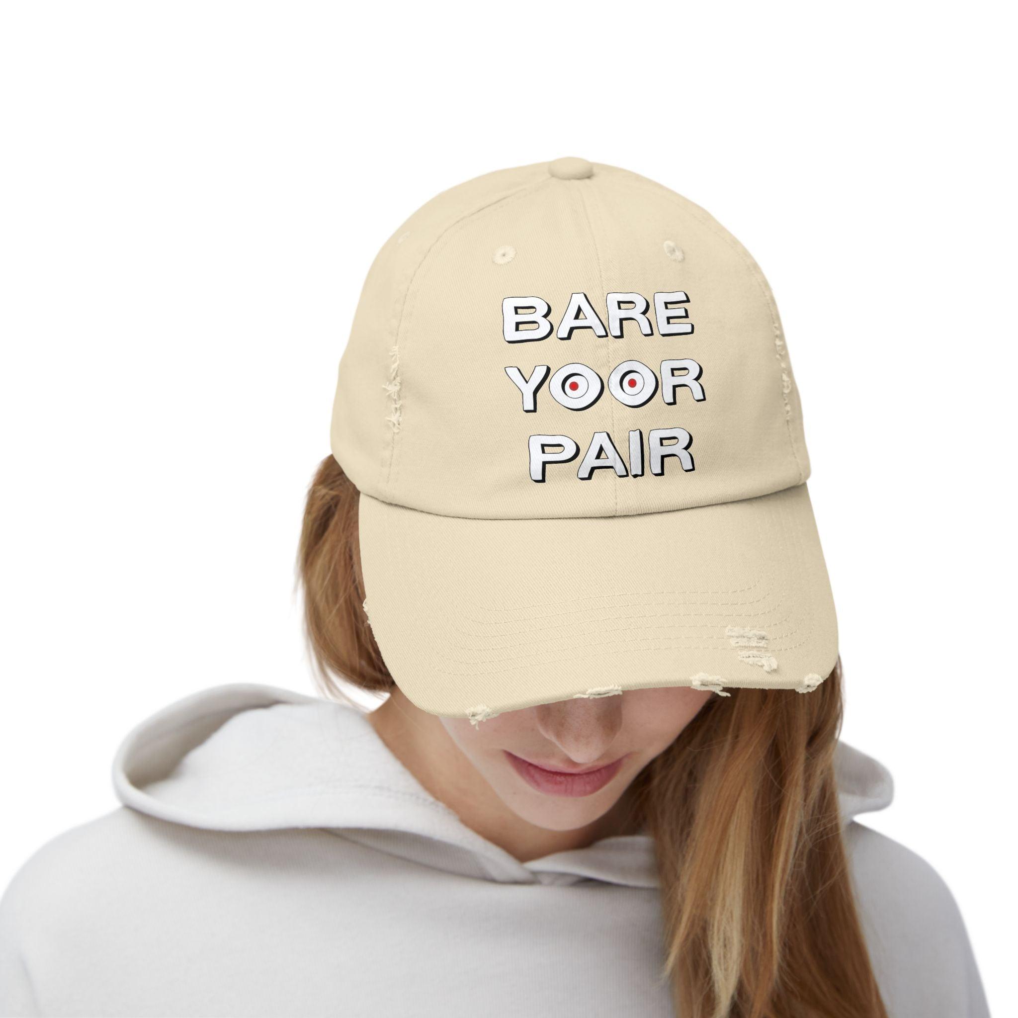 Bare Yoor Pair - Cotton Twill Distressed Baseball Cap