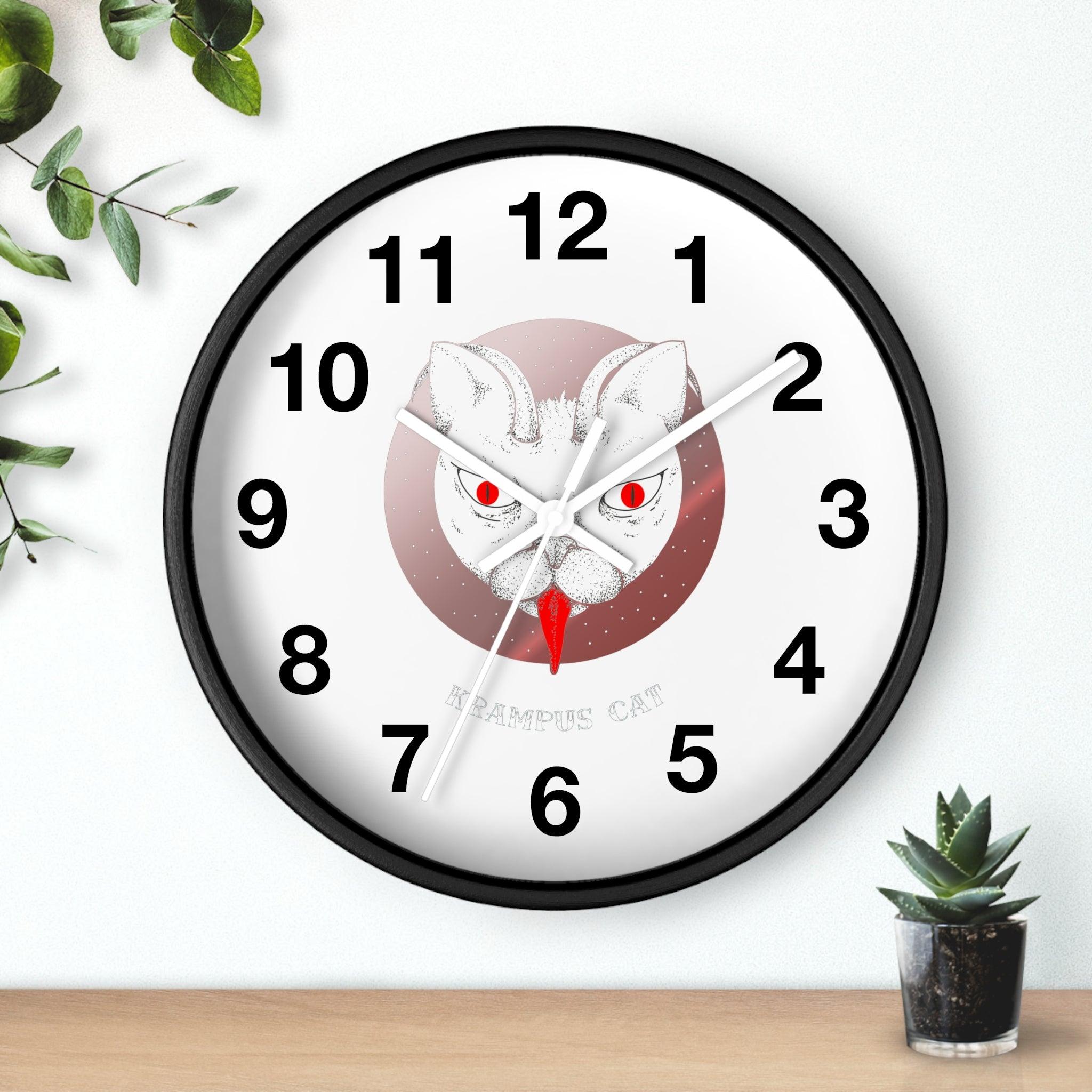 Krampus Cat - Wall Clock