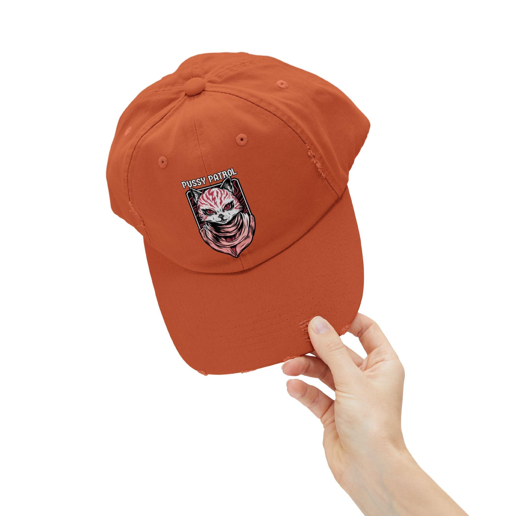 Pussy Patrol - Cotton Twill Distressed Baseball Cap