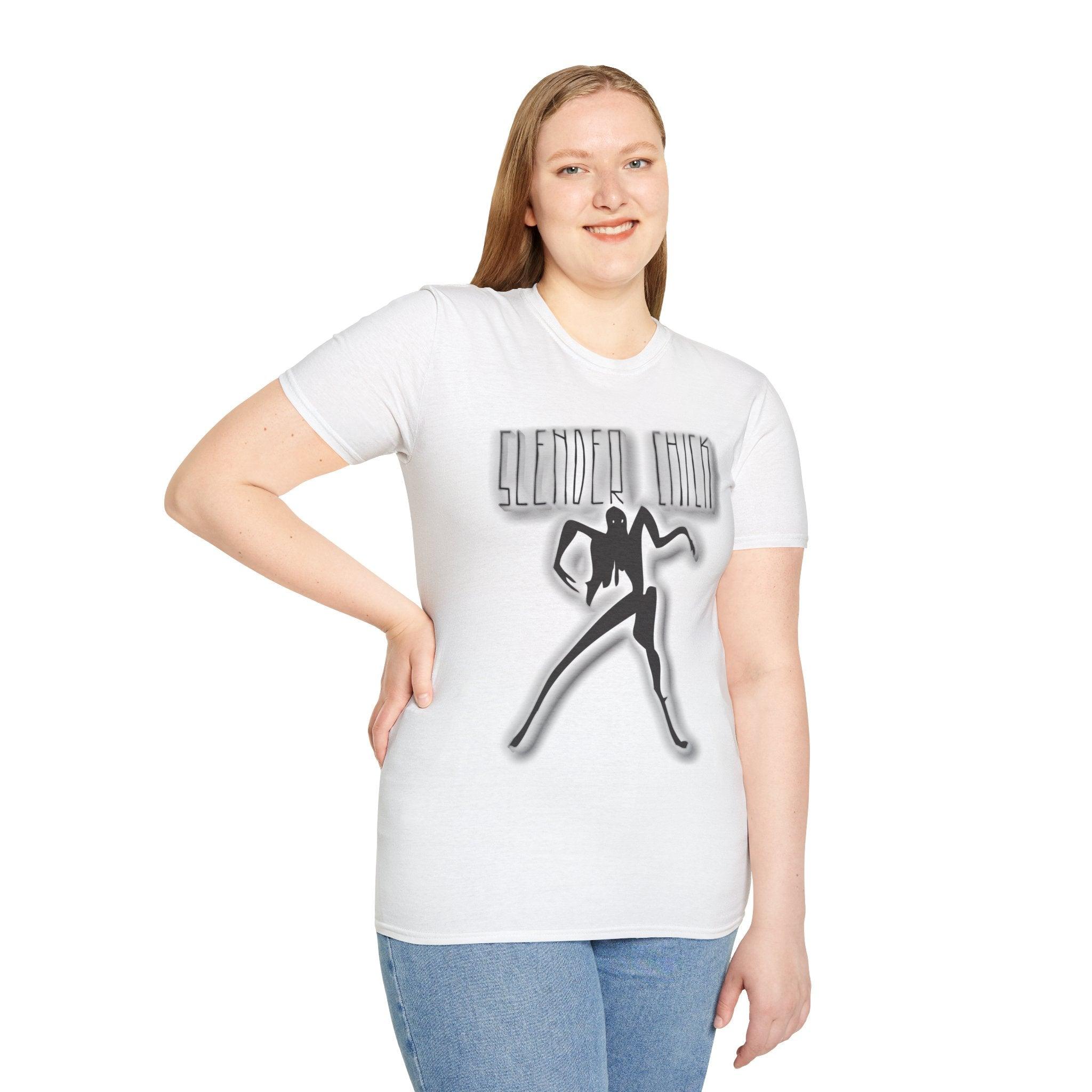 Slender Chick - Softstyle T-Shirt - Witty Twisters Fashions