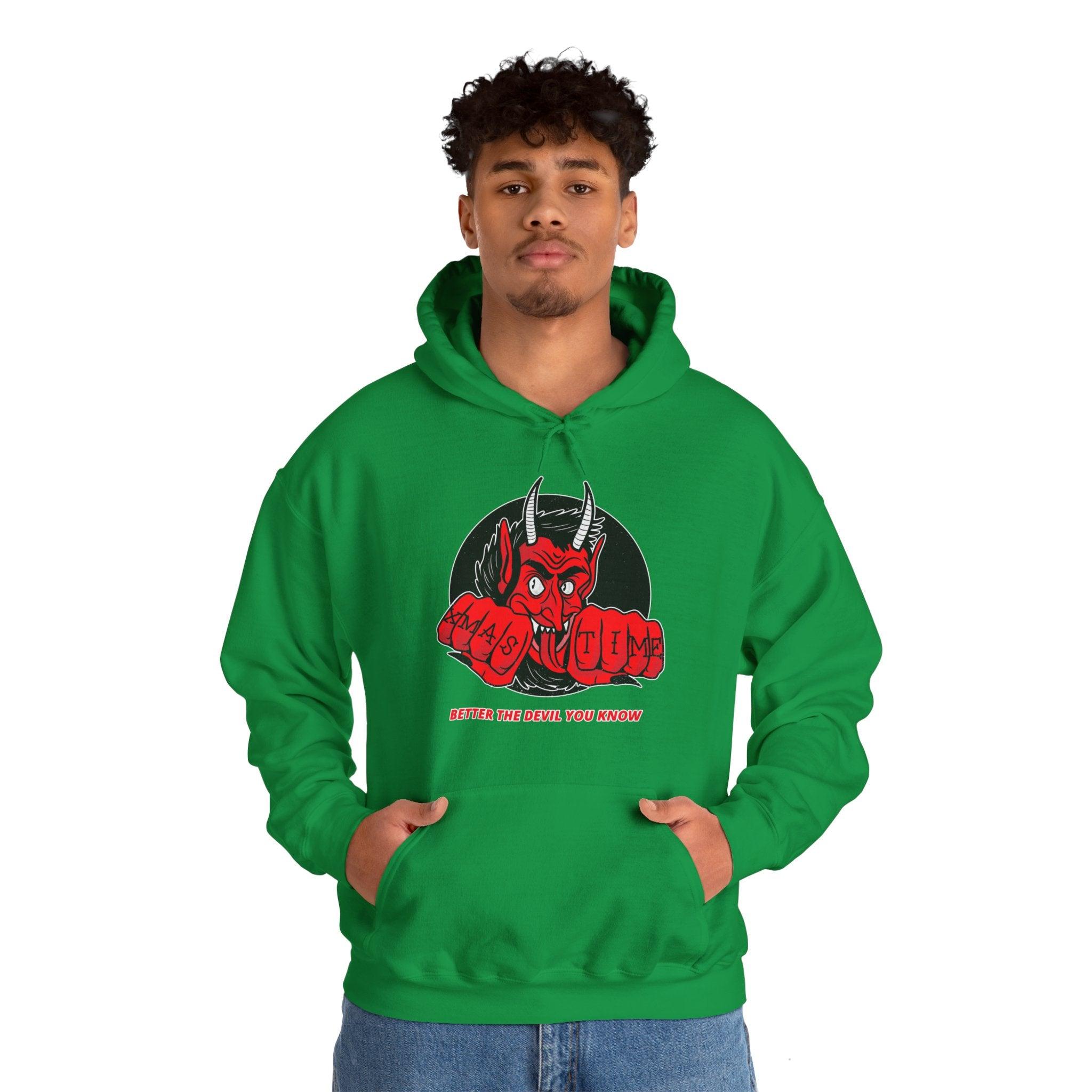 Better the devil you know Xmas time - Hoodie