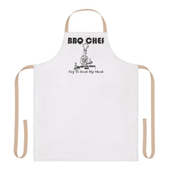 BBQ Chef Try To Beat My Meat - Cooking Apron - Witty Twisters Fashions