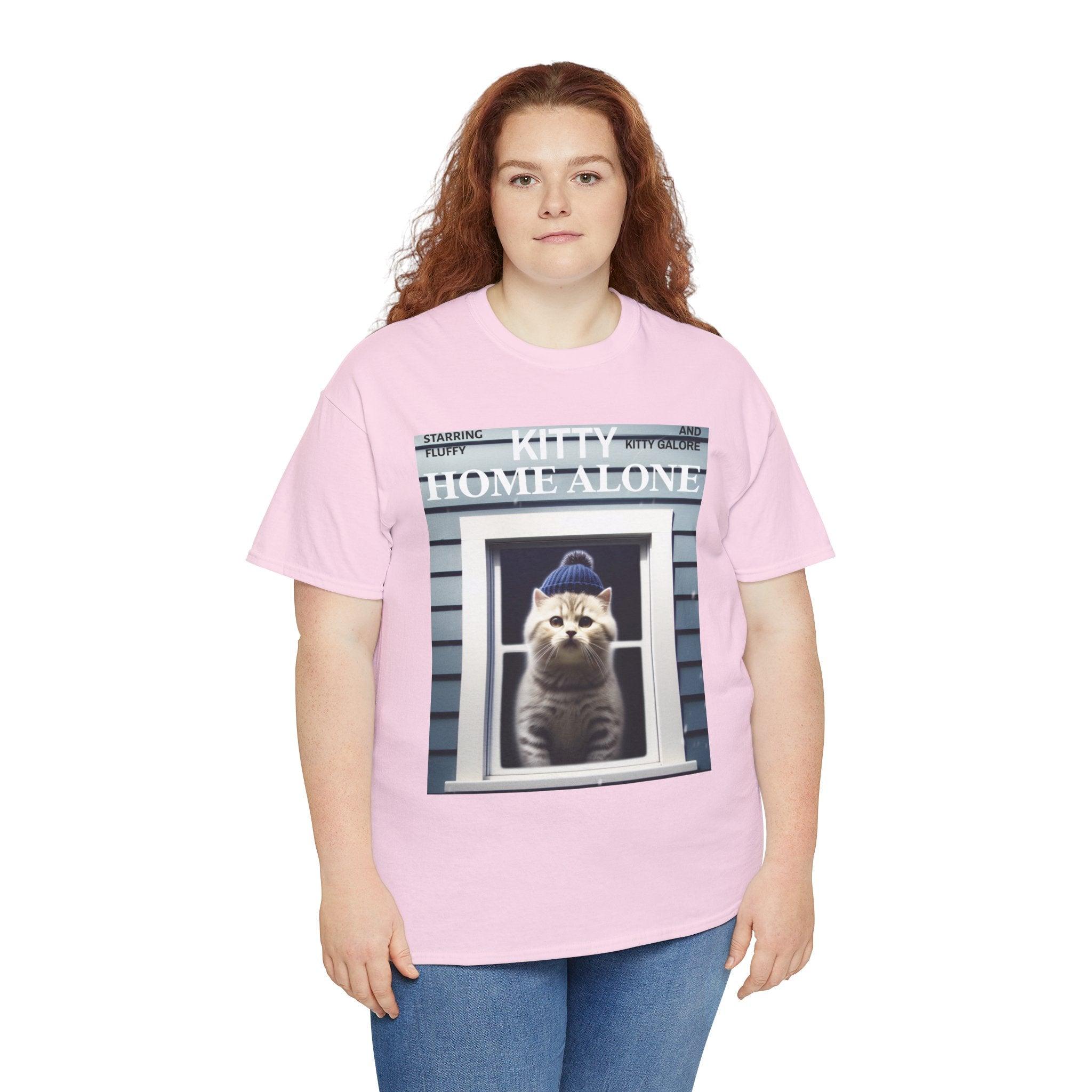 Kitty Home Alone - T-Shirt - Witty Twisters Fashions