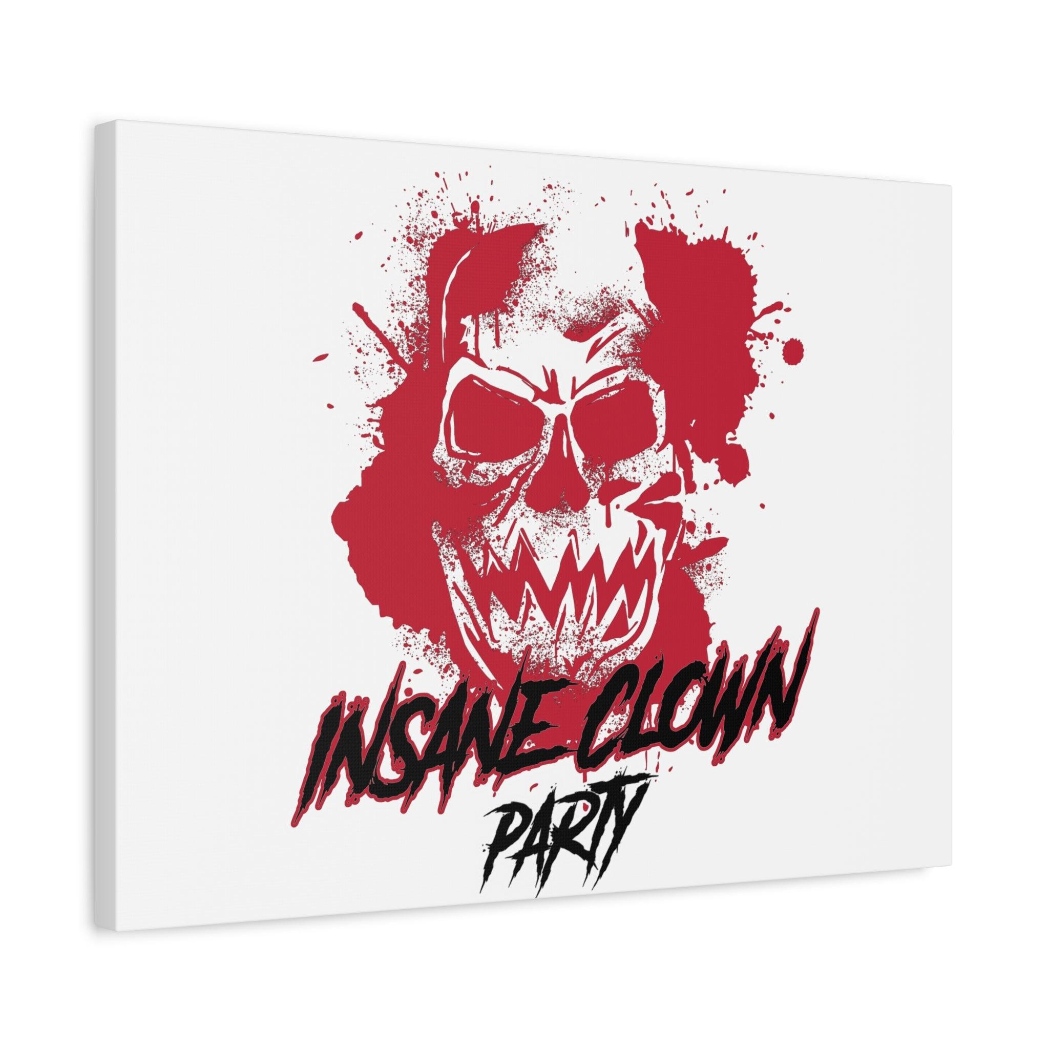 Insane Clown Party - Stretched Matte Canvas - Witty Twisters Fashions