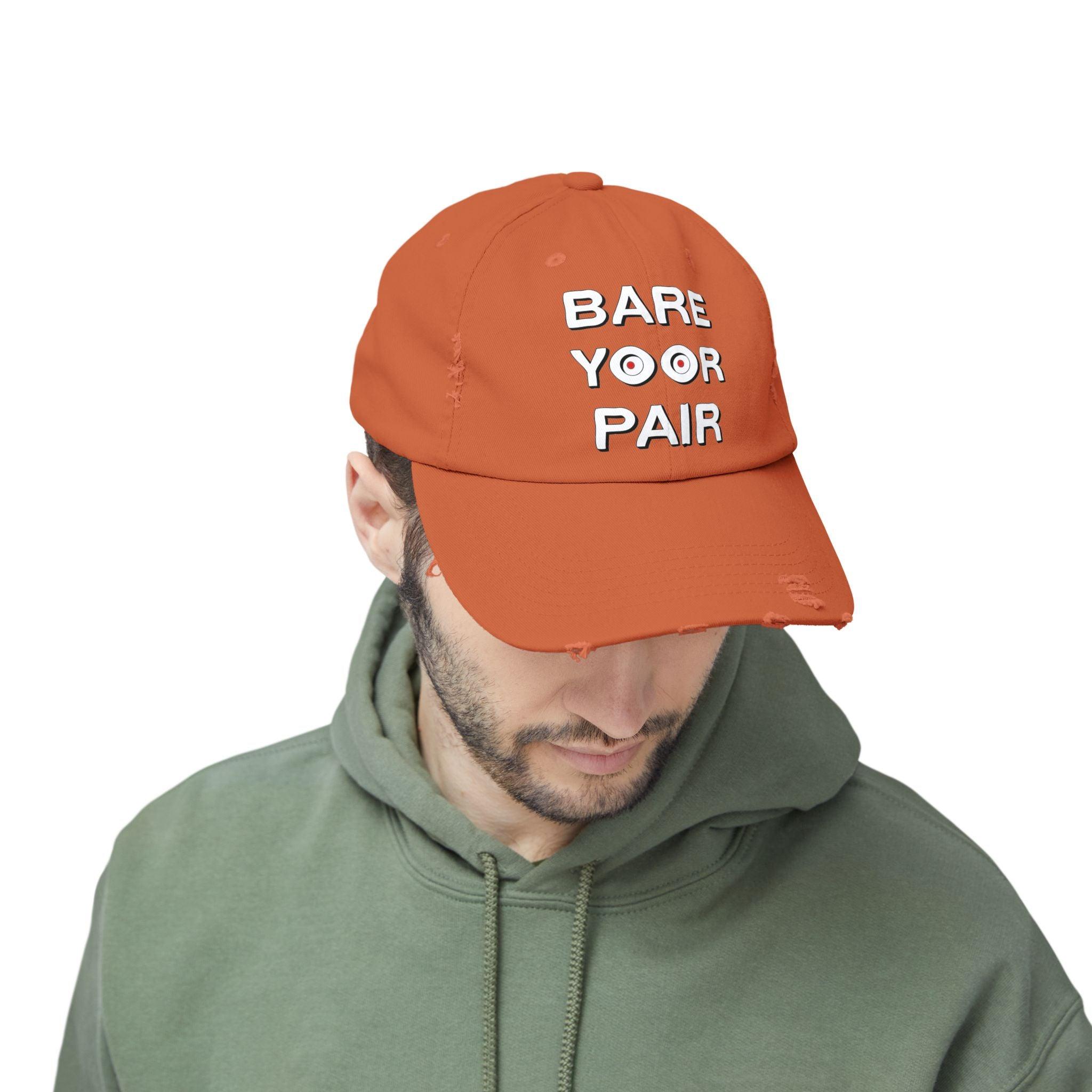 Bare Yoor Pair - Cotton Twill Distressed Baseball Cap