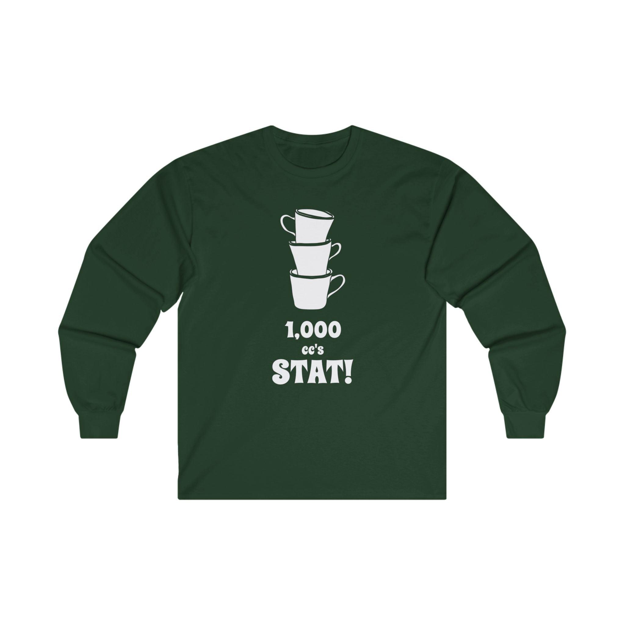 1,000 cc's Stat! - Long-Sleeve Tee - Witty Twisters Fashions