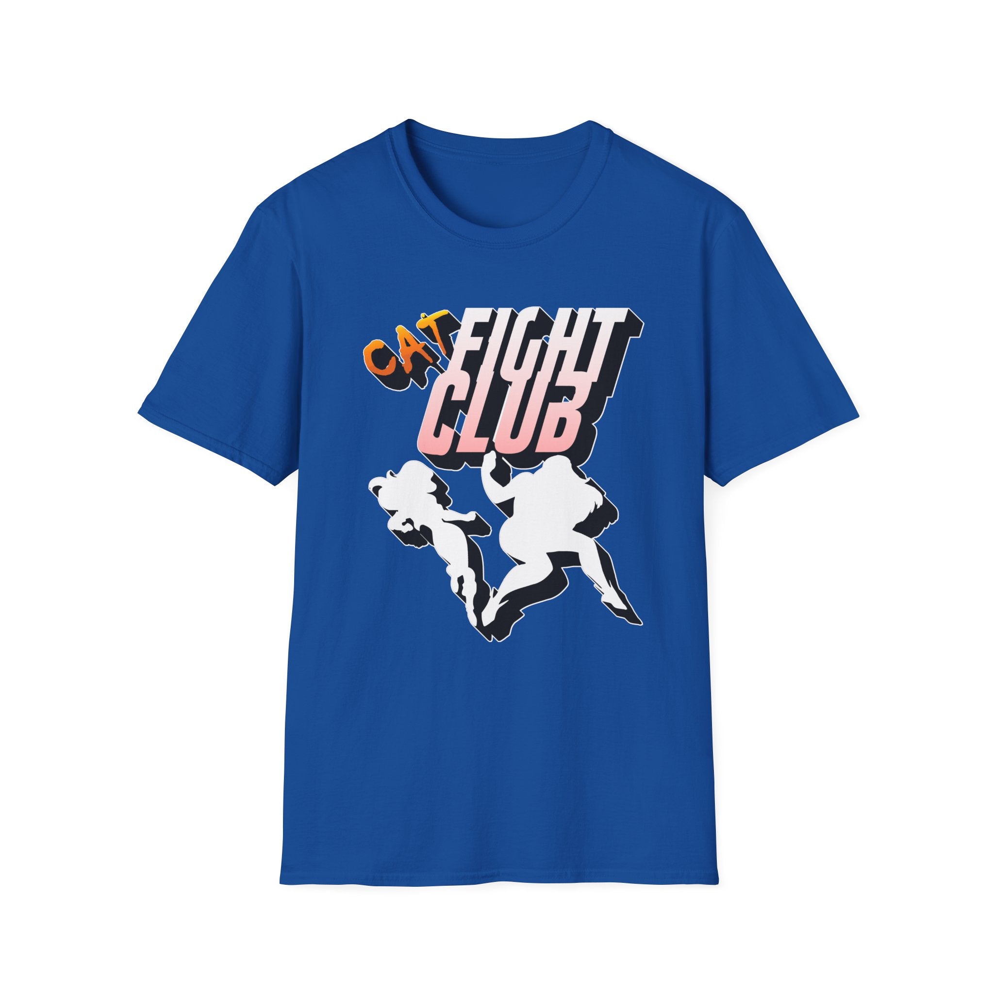 Cat Fight Club - Softstyle T-Shirt