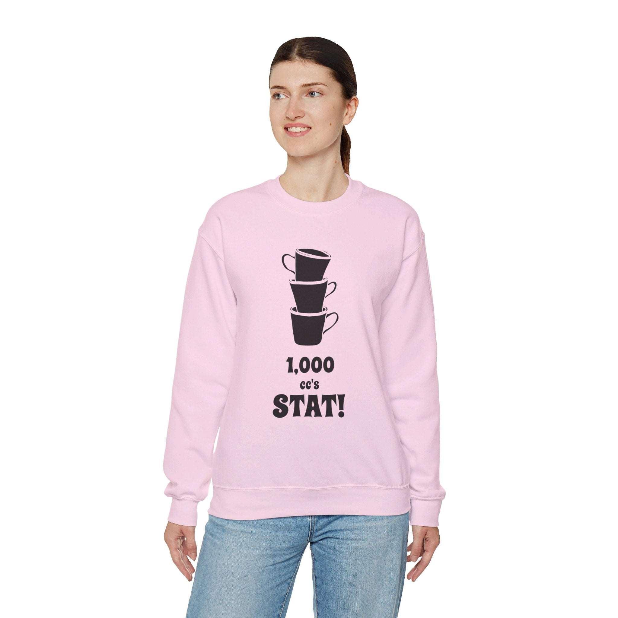 1,000 cc's Stat! - Sweatshirt - Witty Twisters Fashions