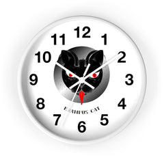 Krampus Cat - Wall Clock