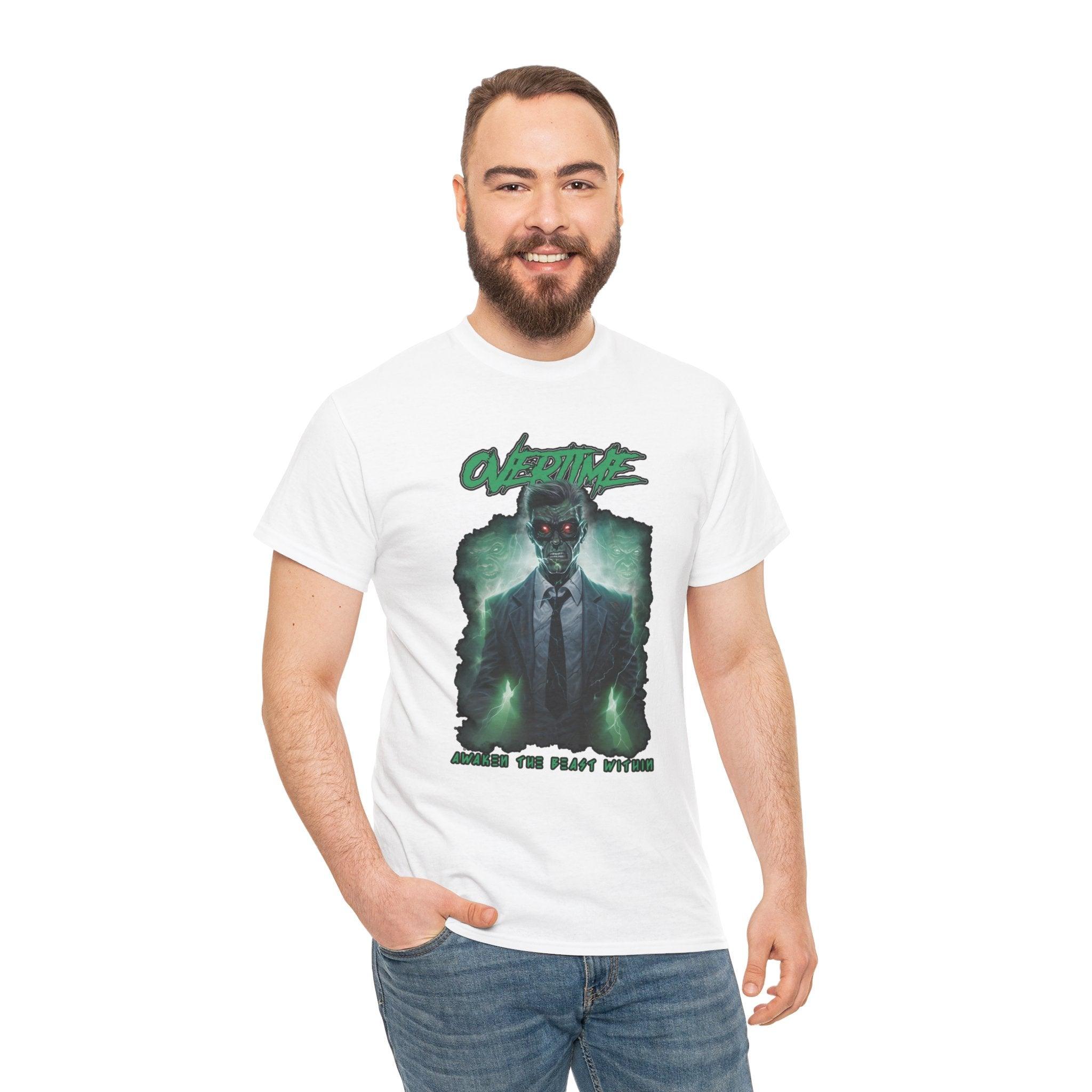 Overtime Awaken the beast within - T-shirt - Witty Twisters Fashions