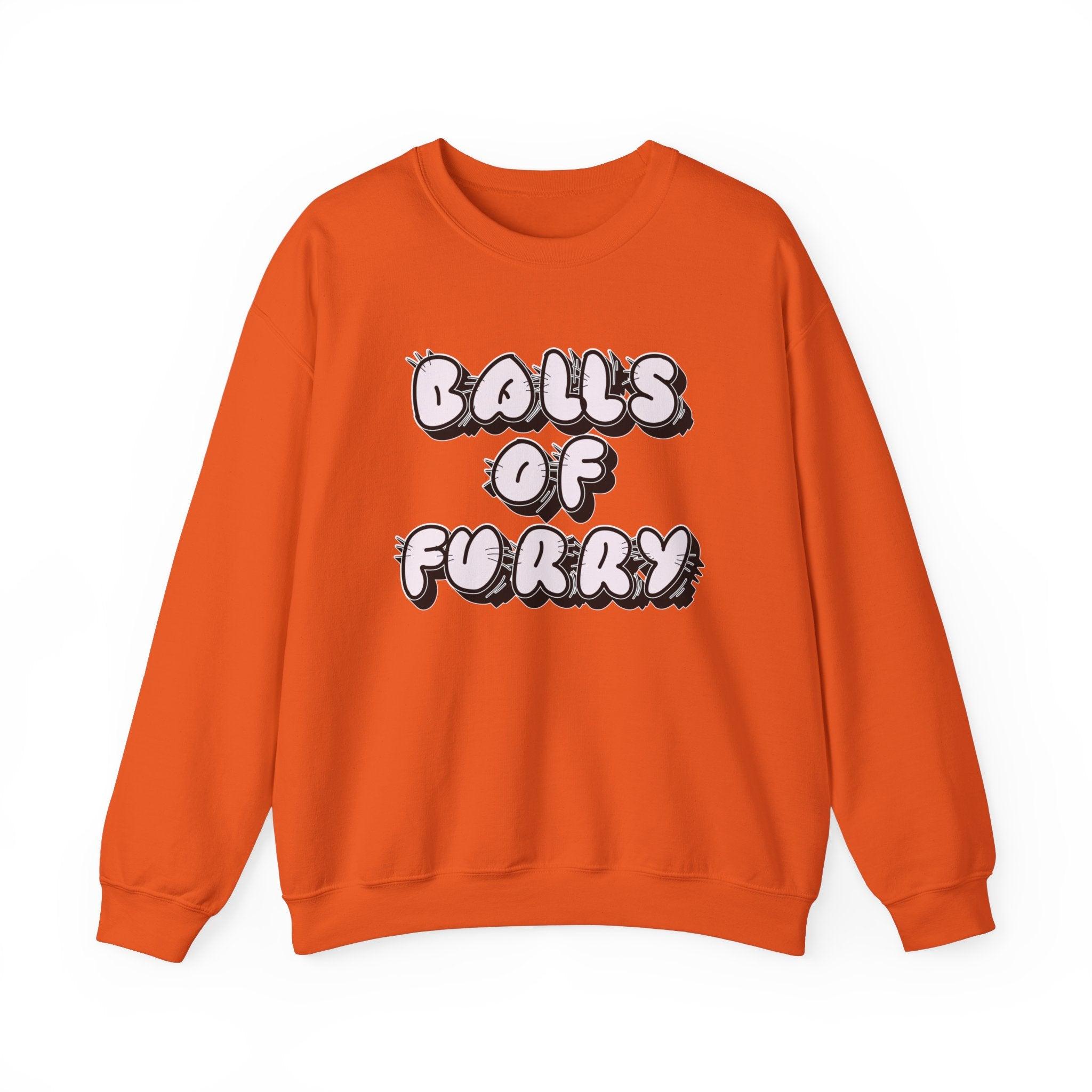 Balls Of Furry - Sweatshirt - Witty Twisters T-Shirts