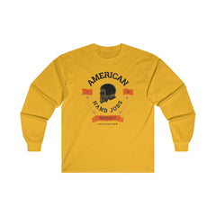 American Hand Jobs High Quality Satisfaction - Long-Sleeve Tee - Witty Twisters Fashions