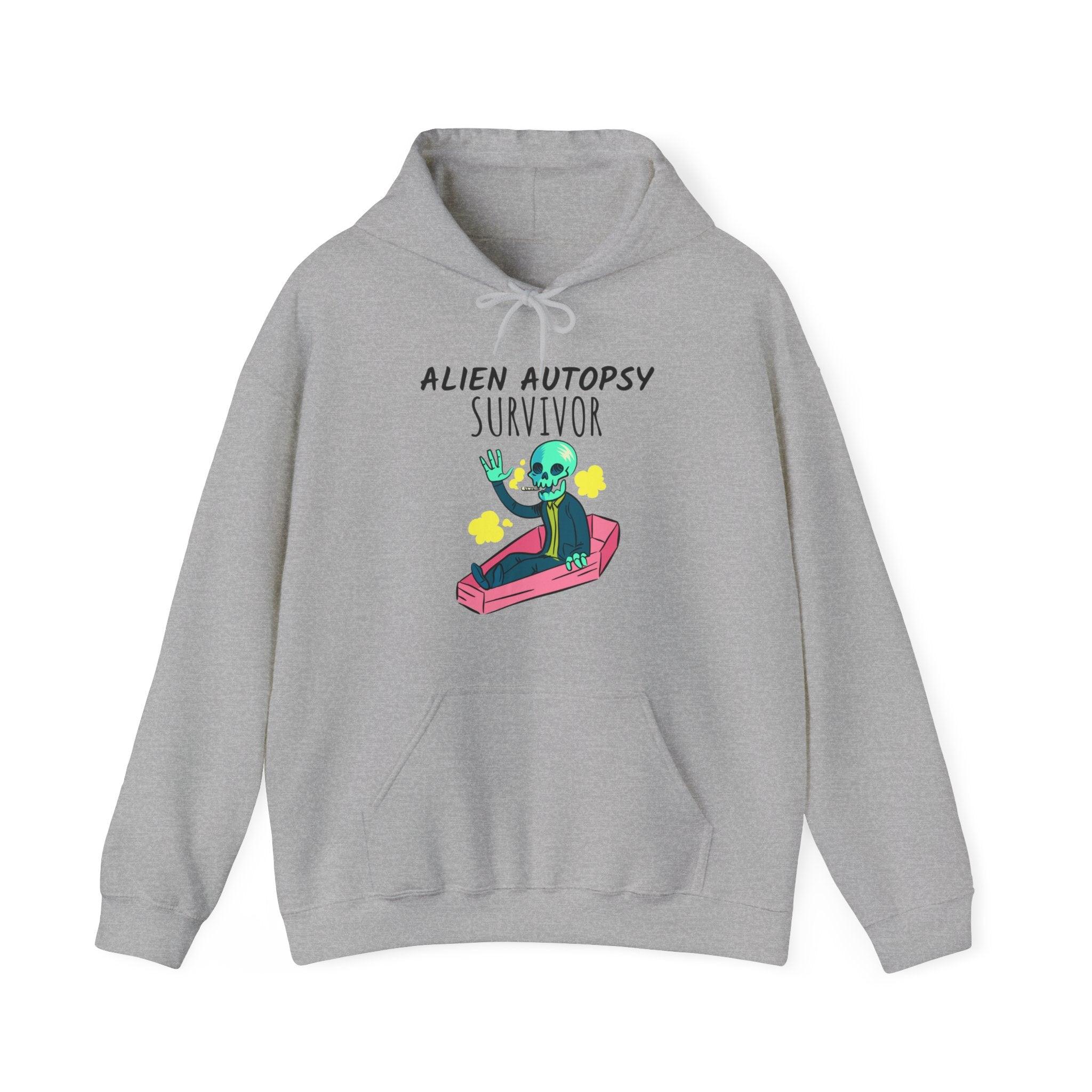 Alien Autopsy Survivor - Hoodie - Witty Twisters Fashions