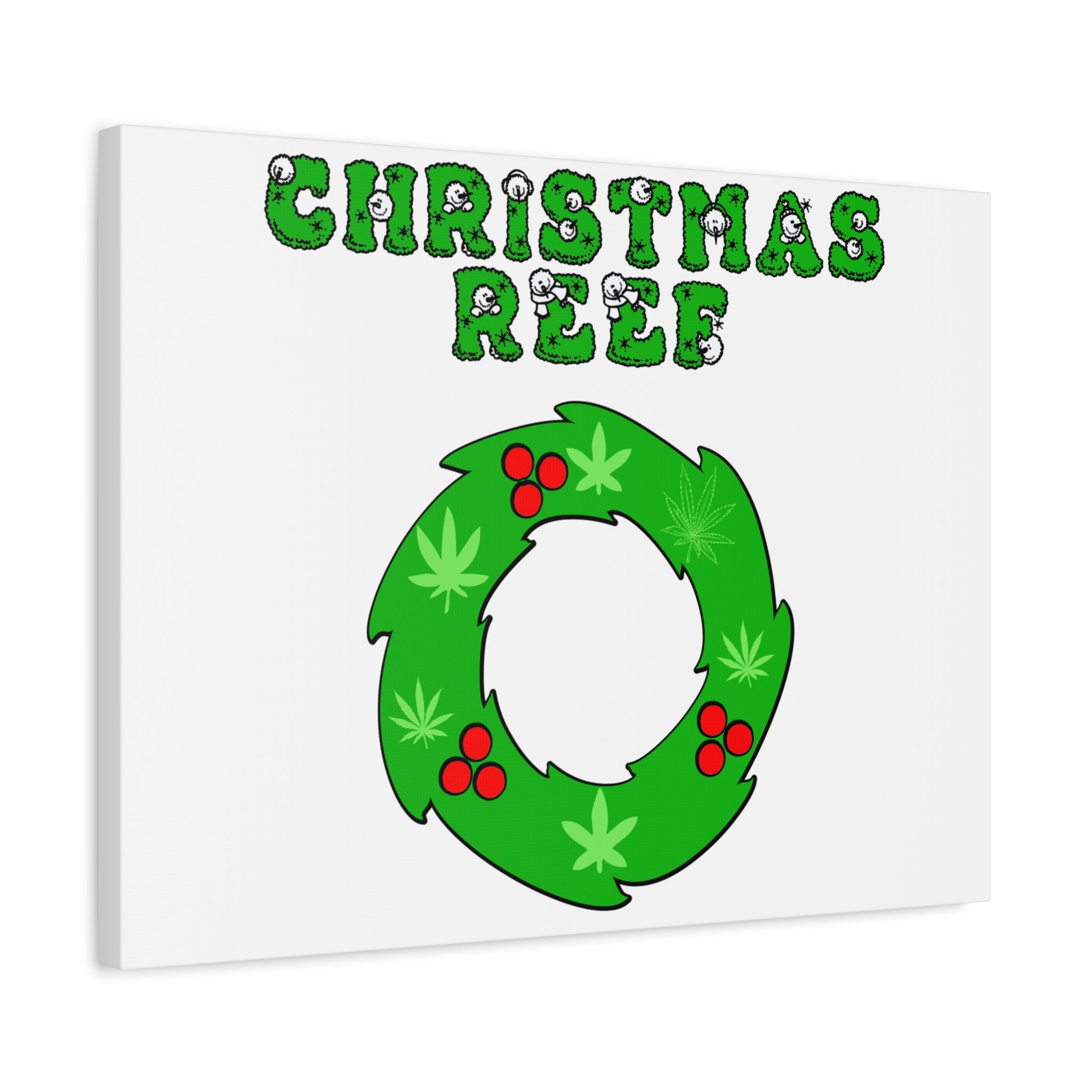 Christmas Reef - Stretched Matte Canvas