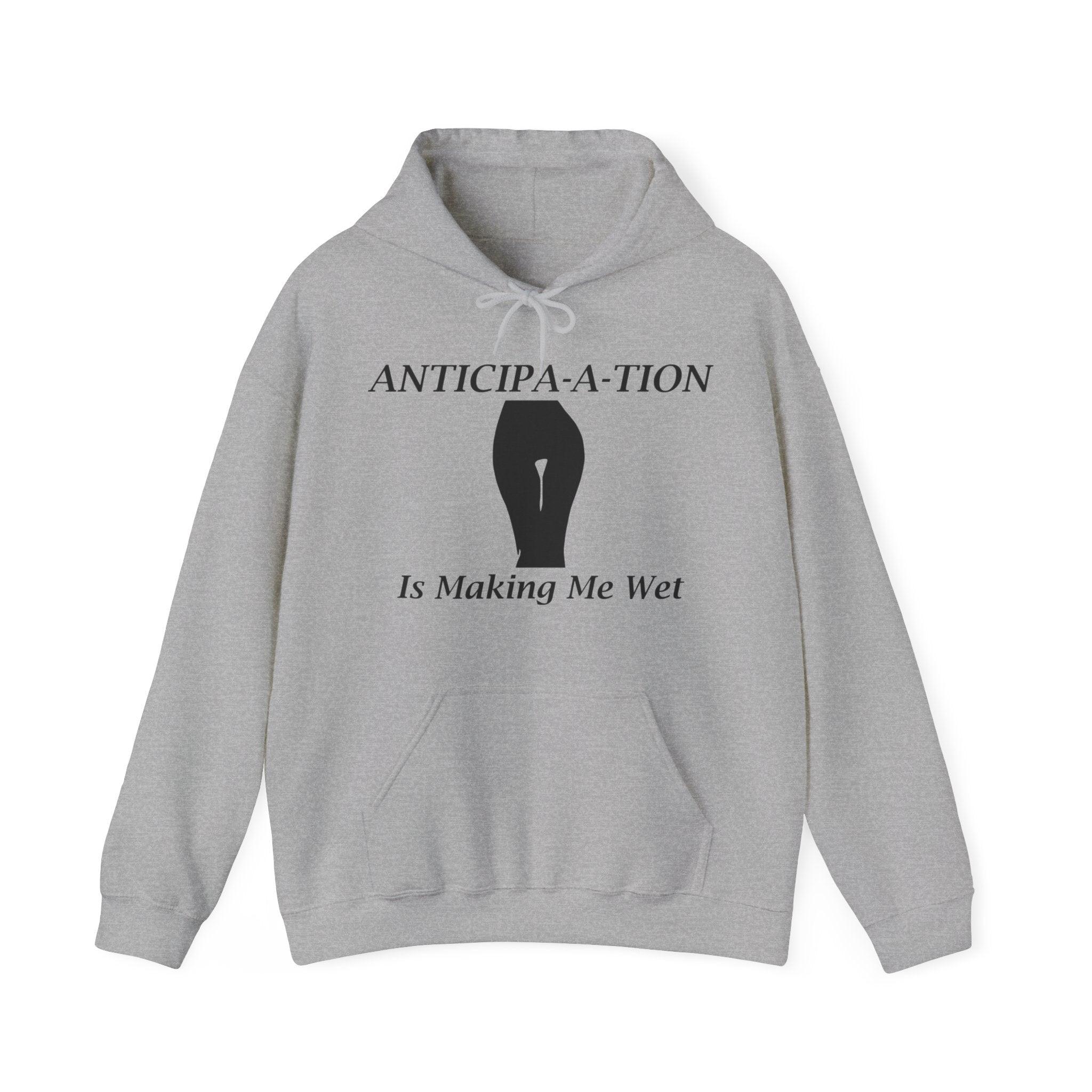 Anticipa-a-tion Is Making Me Wet - Hoodie - Witty Twisters Fashions