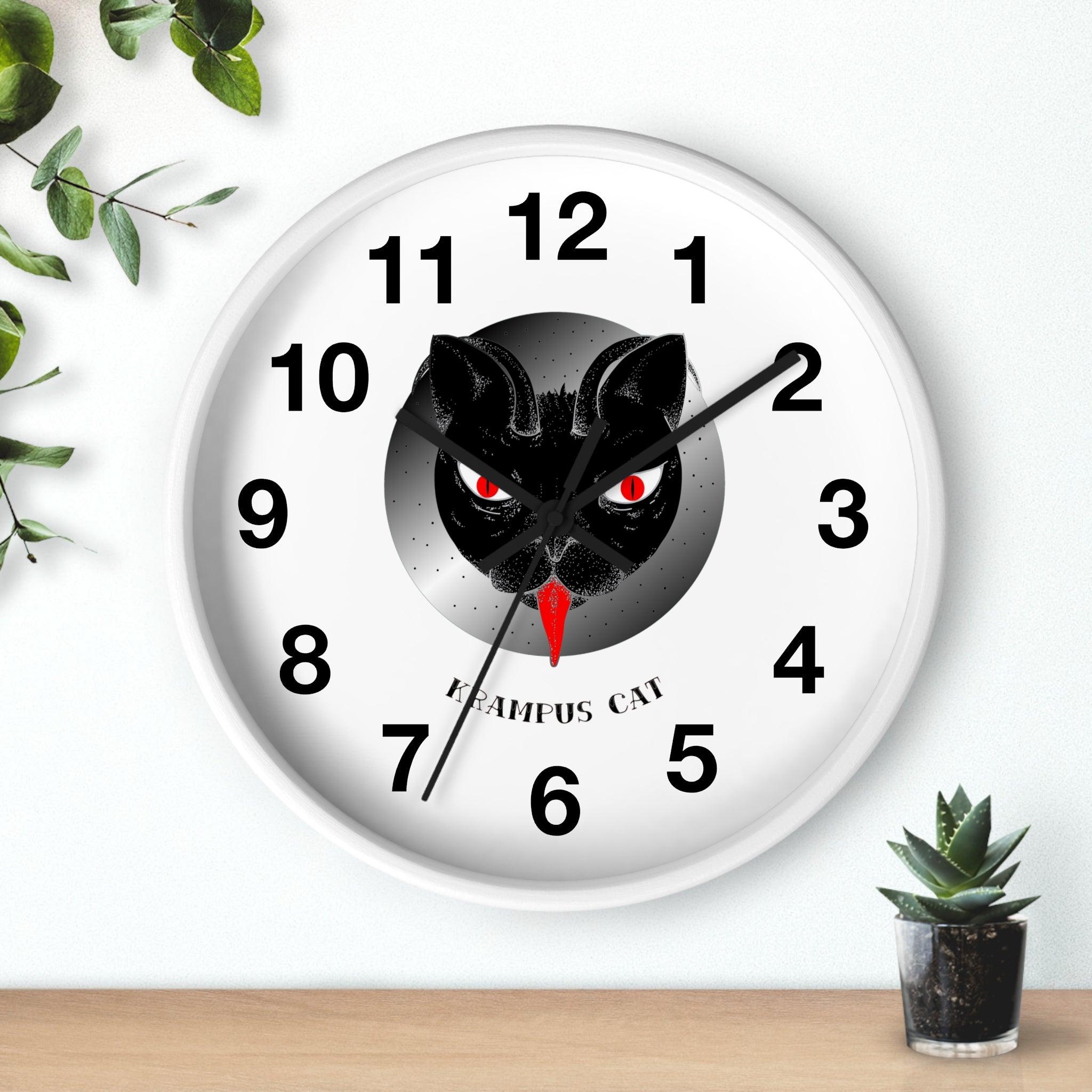 Krampus Cat - Wall Clock