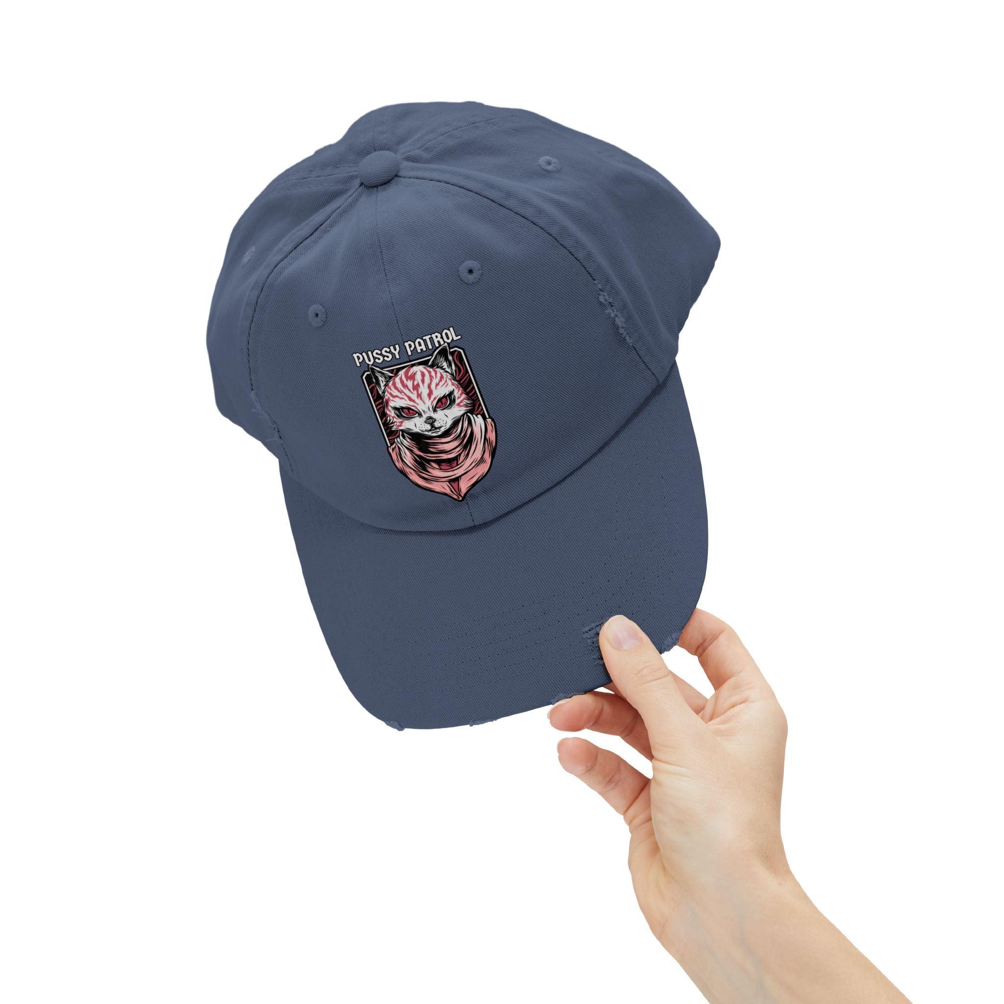 Pussy Patrol - Cotton Twill Distressed Baseball Cap