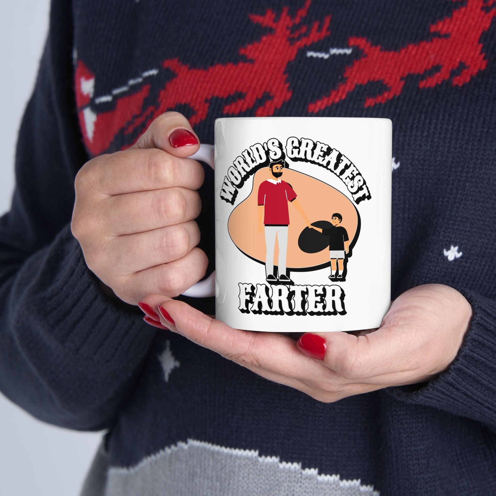 World's Greatest Farter - Ceramic Coffee Mug 11oz, 15oz - Witty Twisters Fashions