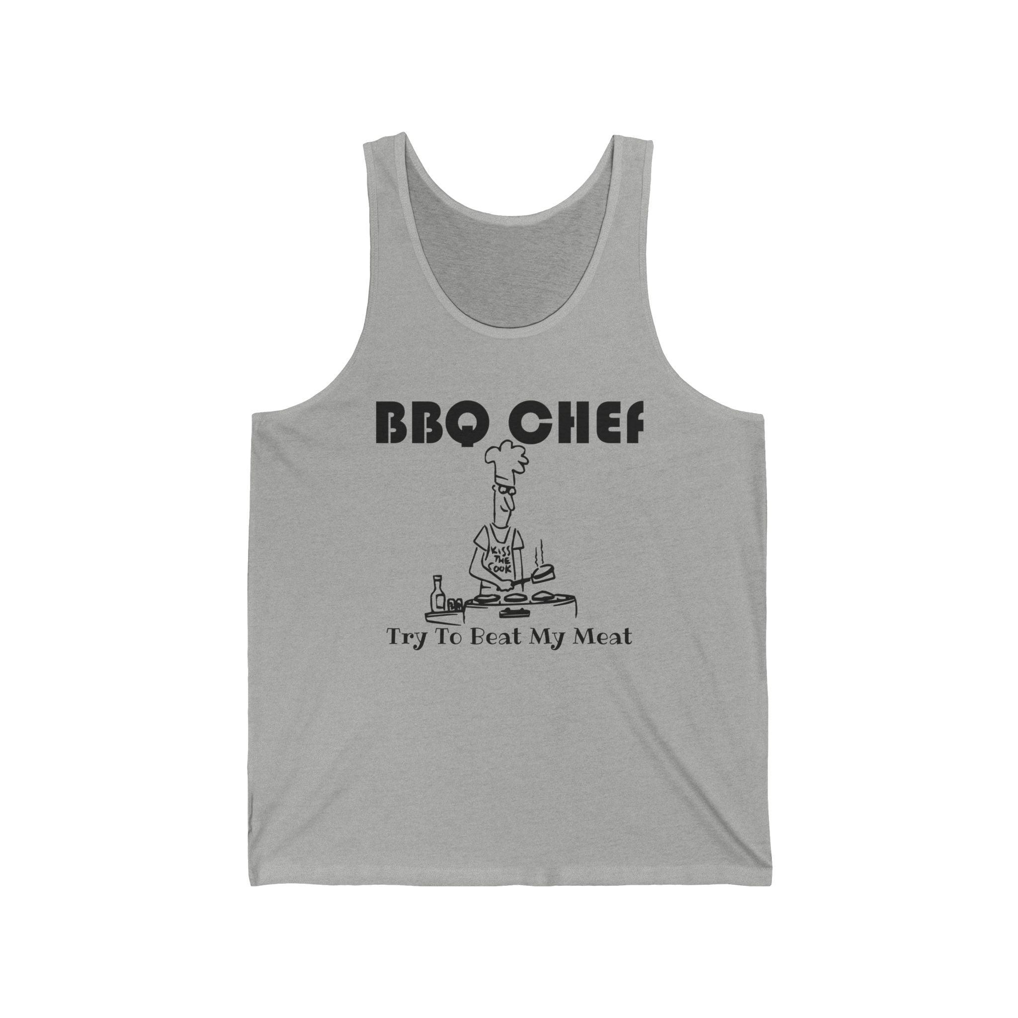 BBQ Chef Try To Beat My Meat - Tank Top - Witty Twisters Fashions