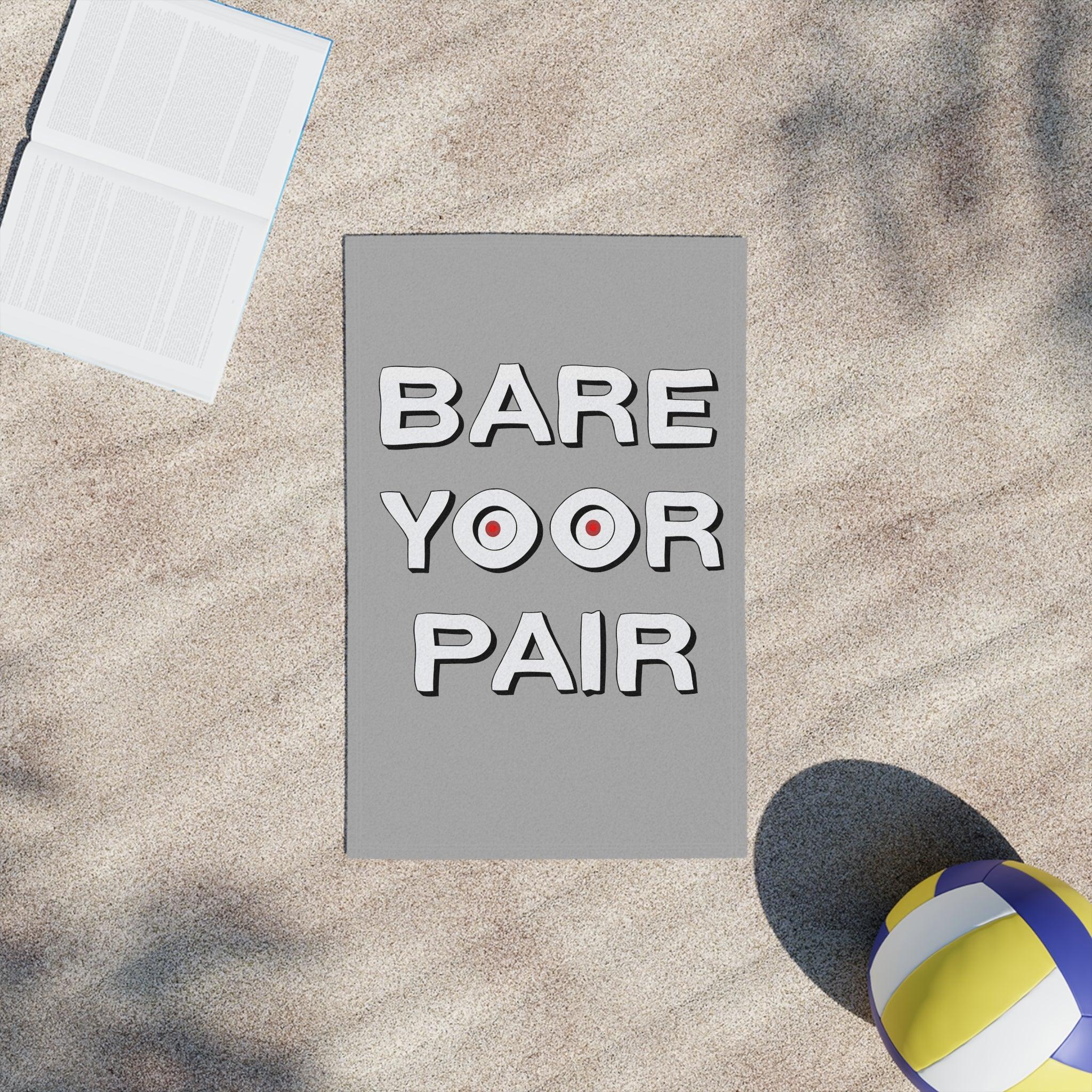 Bare Yoor Pair - Beach Towels - Witty Twisters Fashions