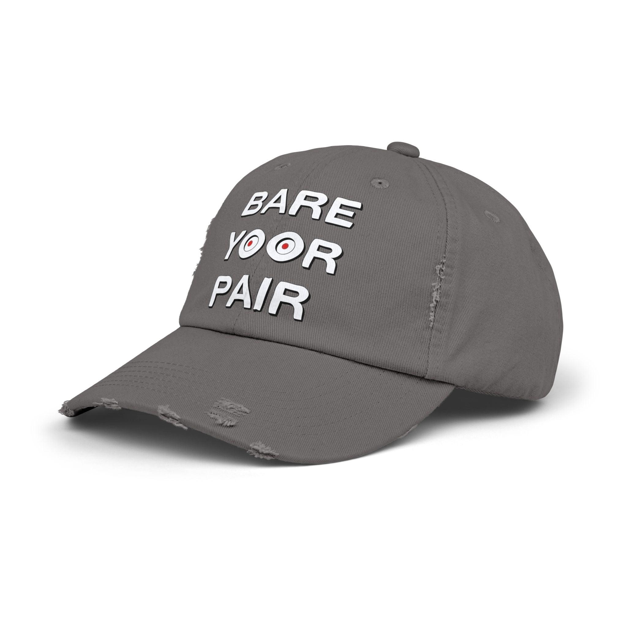 Bare Yoor Pair - Cotton Twill Distressed Baseball Cap