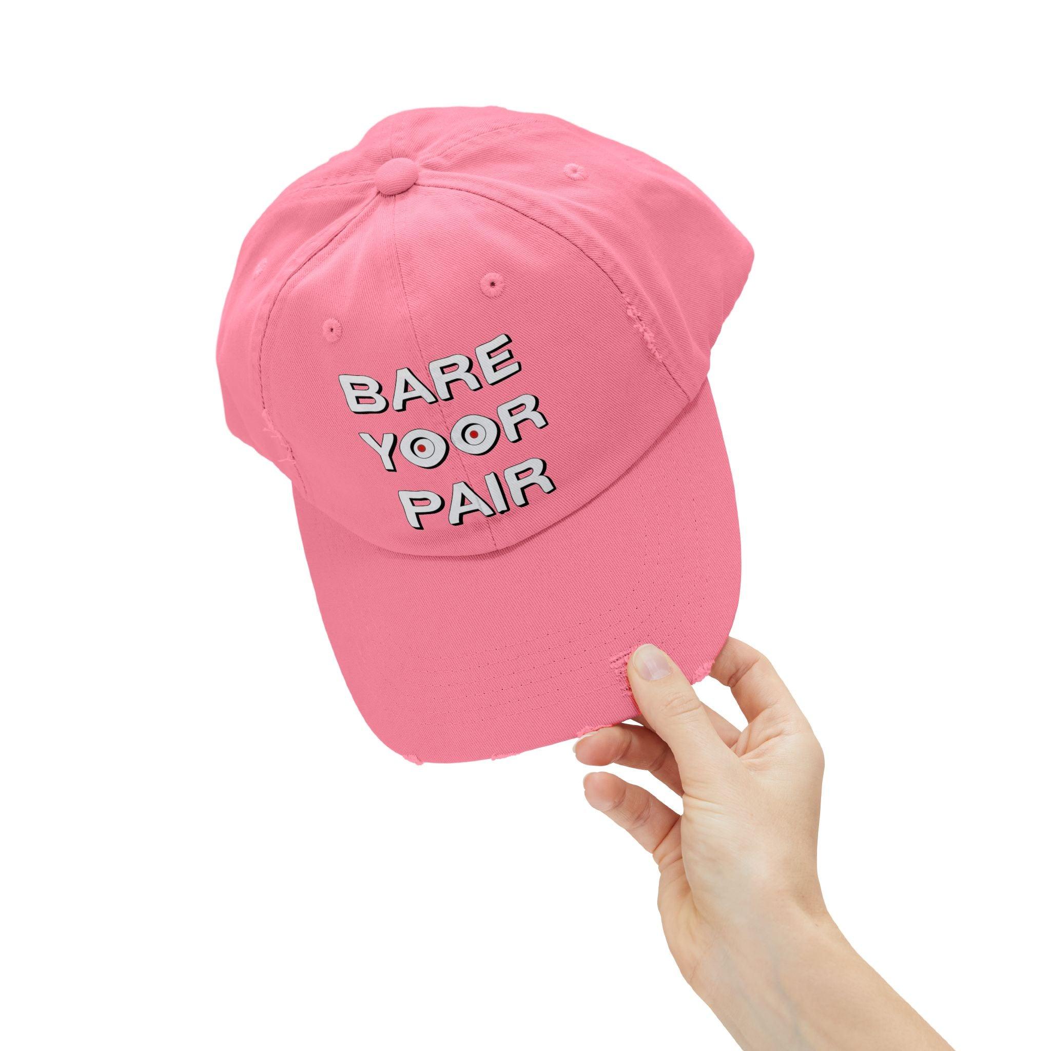 Bare Yoor Pair - Cotton Twill Distressed Baseball Cap