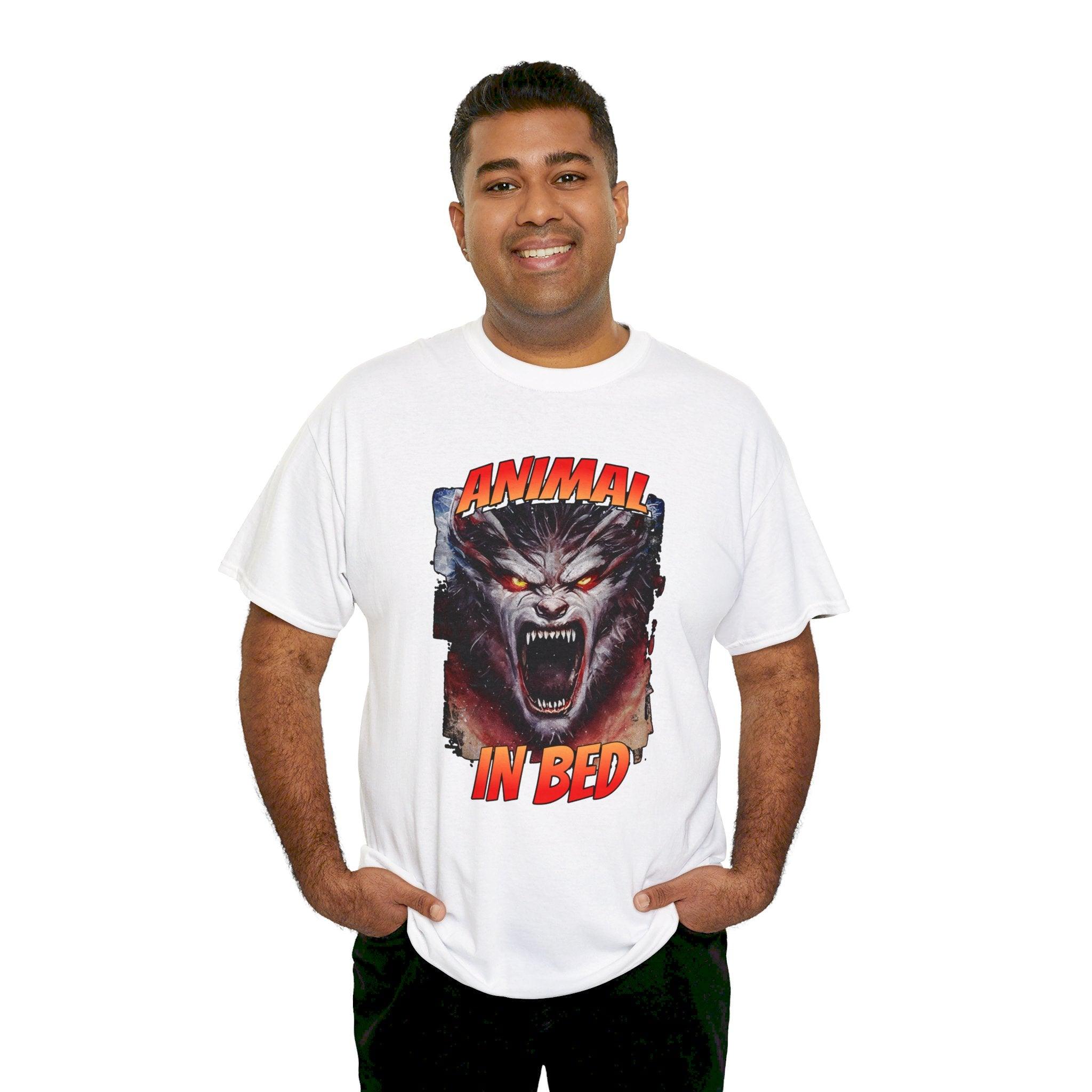 Animal In Bed - T-Shirt - Witty Twisters Fashions