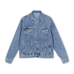 Fuck off with the cuttin' off - Men's Denim Jean Jacket