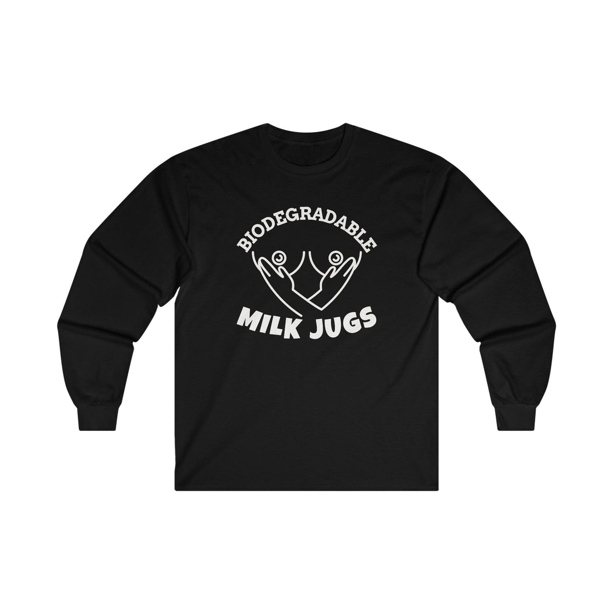 Biodegradable Milk Jugs - Long-Sleeve Tee - Witty Twisters Fashions