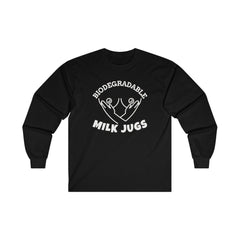 Biodegradable Milk Jugs - Long-Sleeve Tee - Witty Twisters Fashions