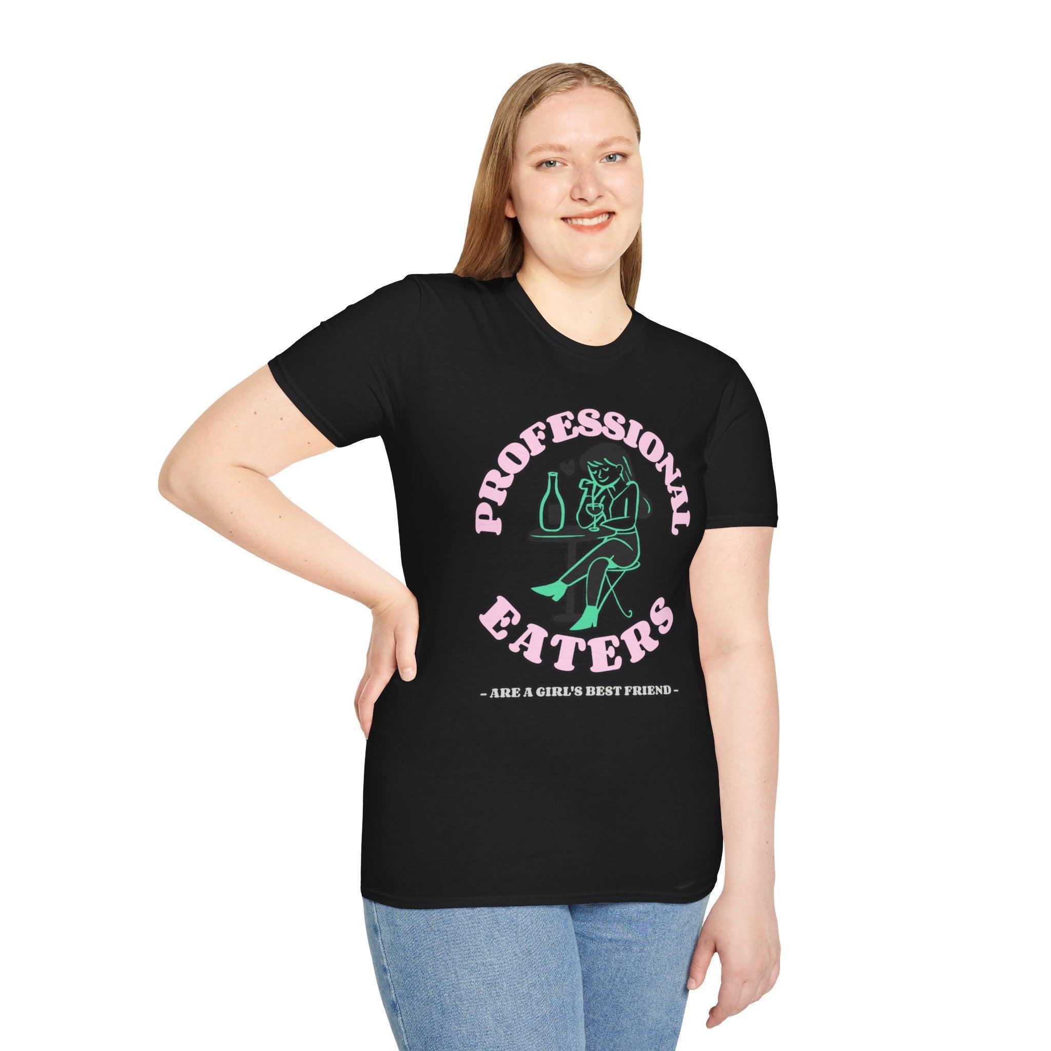 Professional eaters are a girl's best friend - Softstyle T-shirt - Witty Twisters Fashions