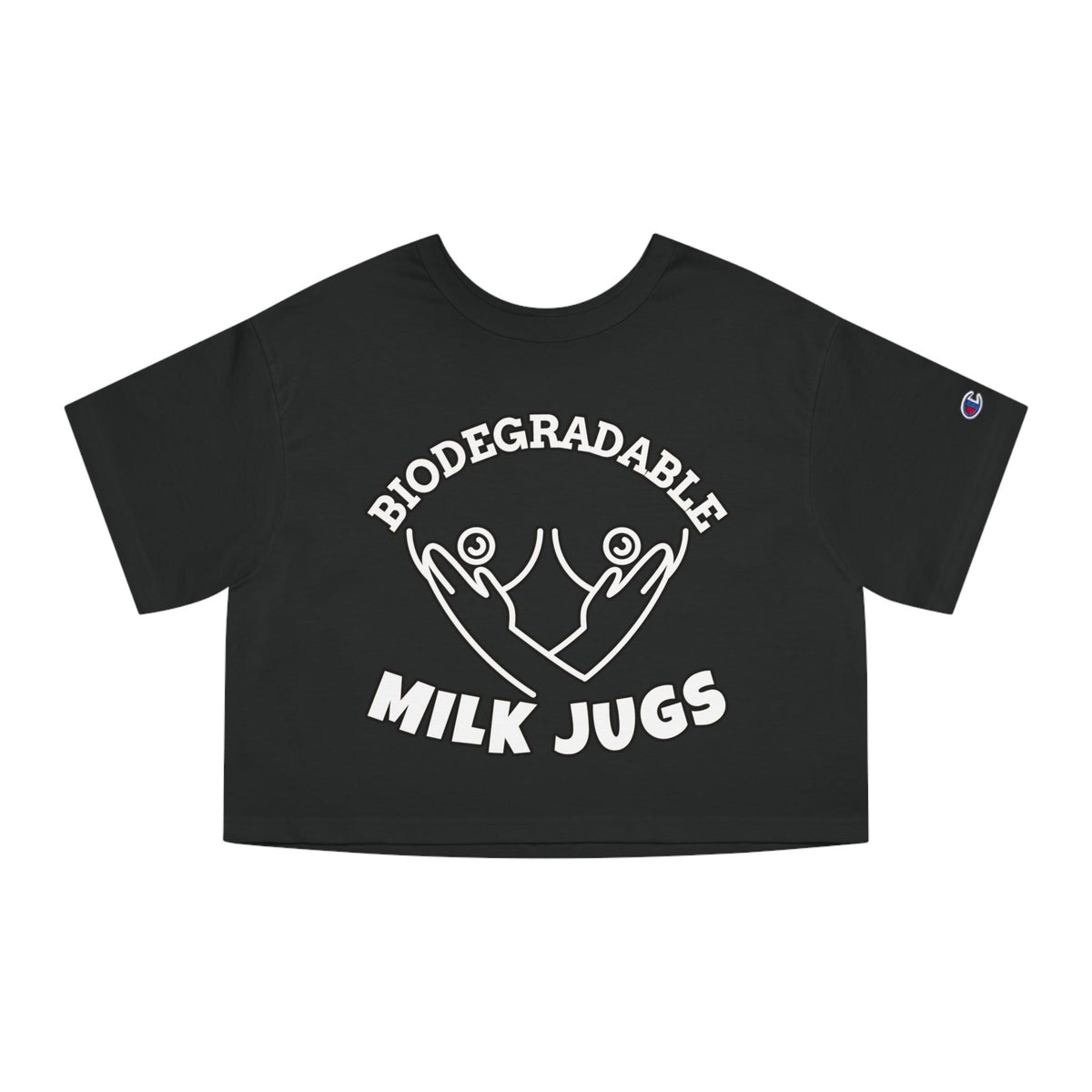 Biodegradable Milk Jugs - Women's Crop Top