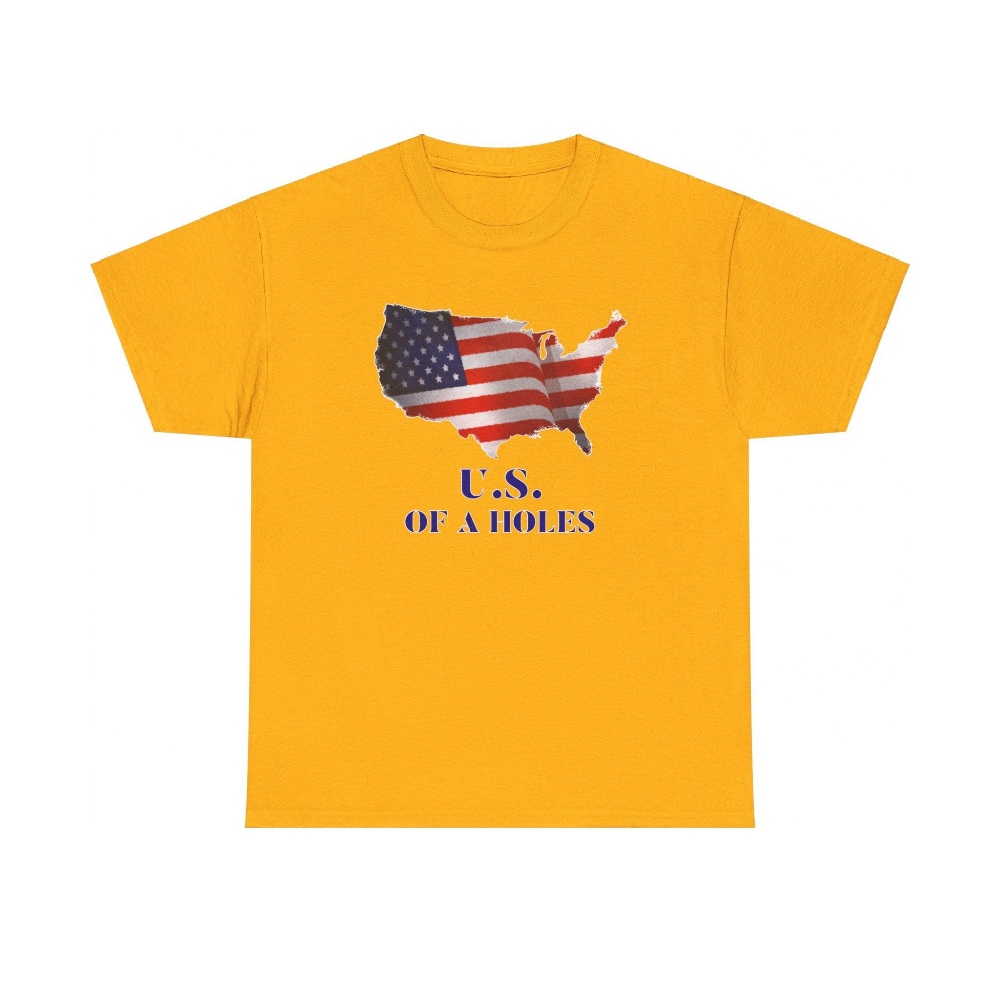 US of A holes - T-Shirt - Witty Twisters Fashions