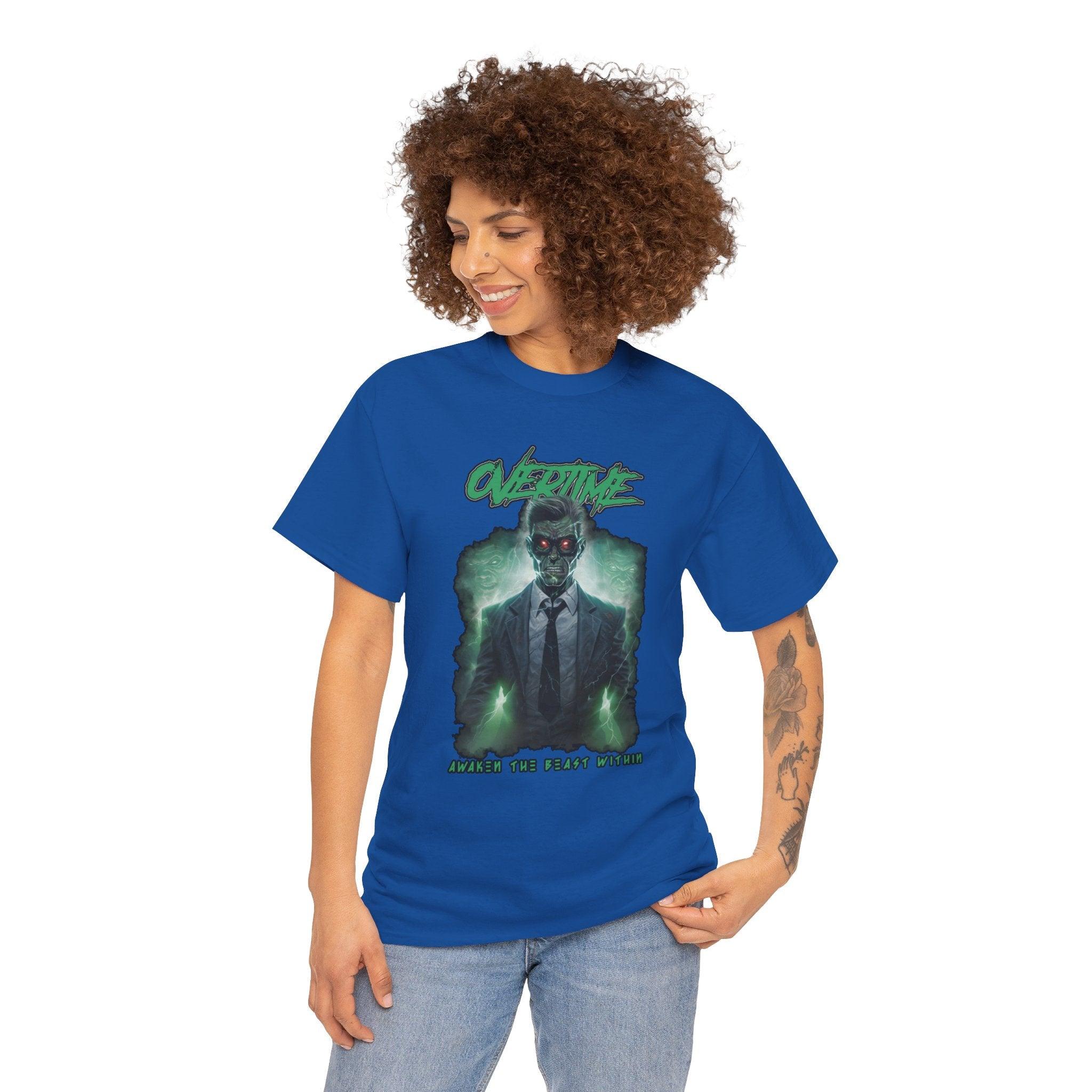 Overtime Awaken the beast within - T-shirt - Witty Twisters Fashions