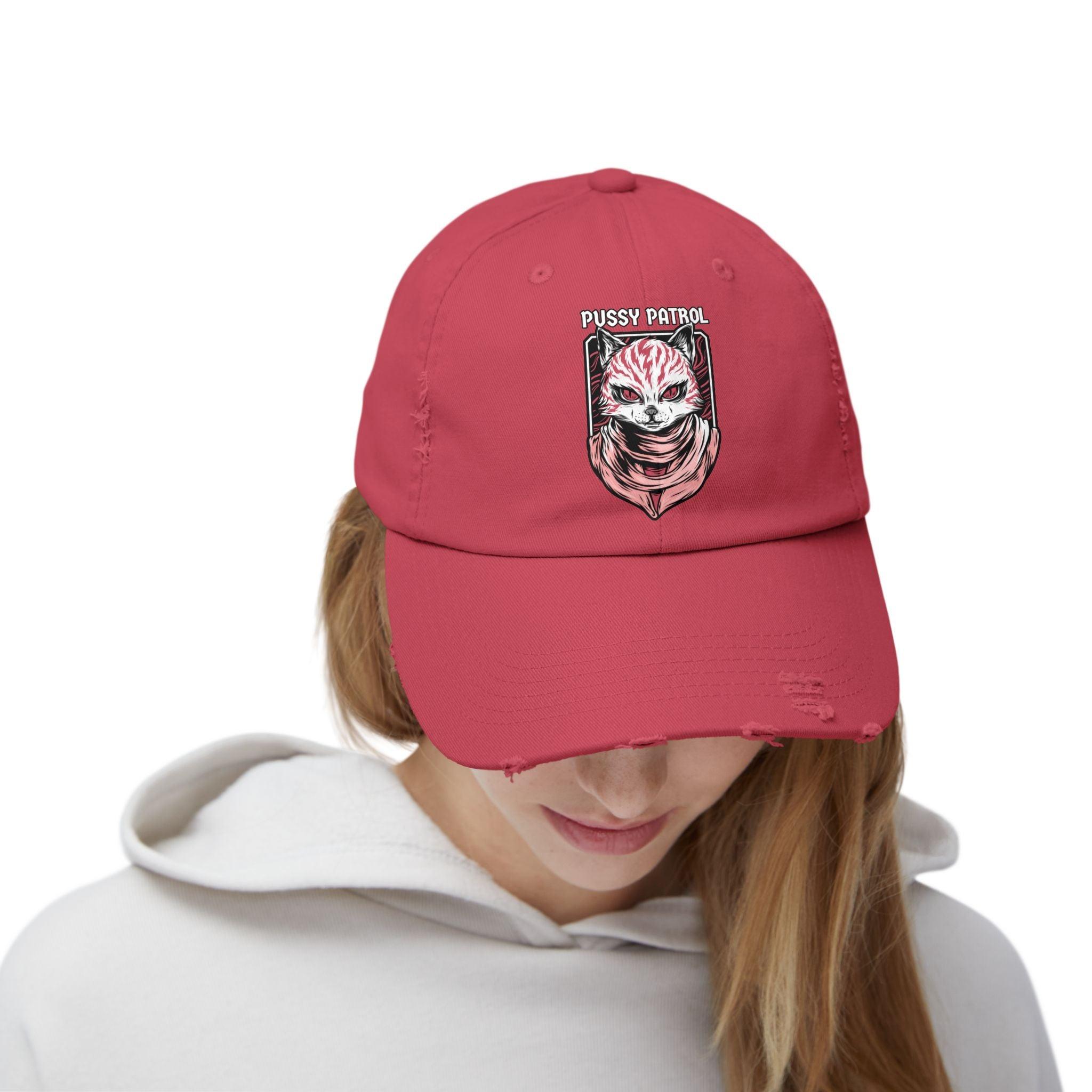 Pussy Patrol - Cotton Twill Distressed Baseball Cap