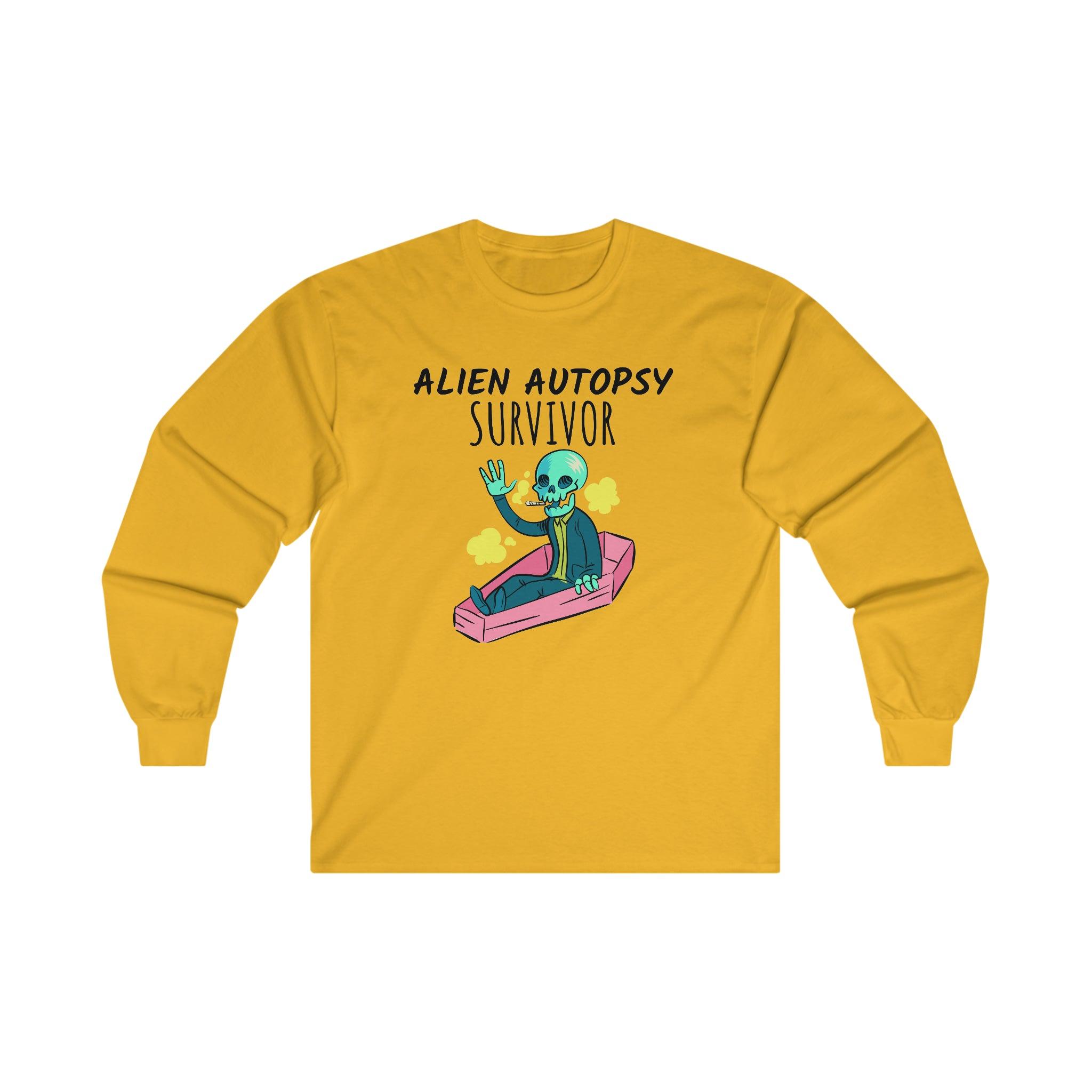 Alien Autopsy Survivor - Long-Sleeve Tee - Witty Twisters Fashions