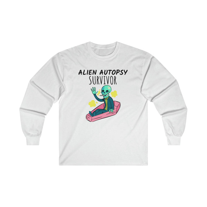 Alien Autopsy Survivor - Long-Sleeve Tee - Witty Twisters T-Shirts