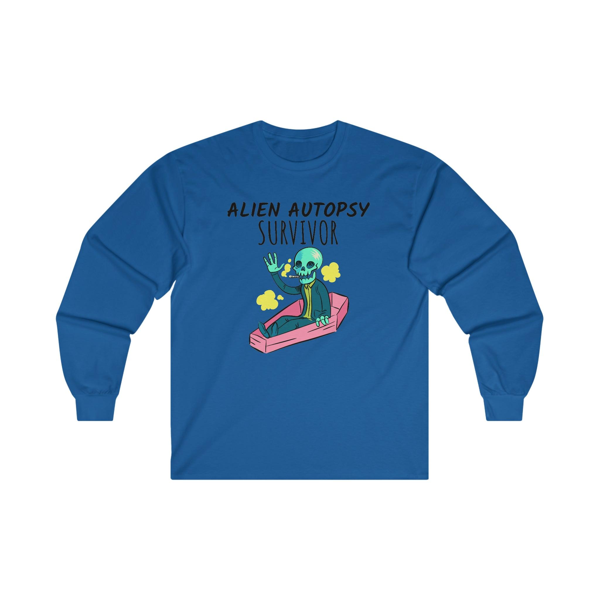 Alien Autopsy Survivor - Long-Sleeve Tee - Witty Twisters Fashions