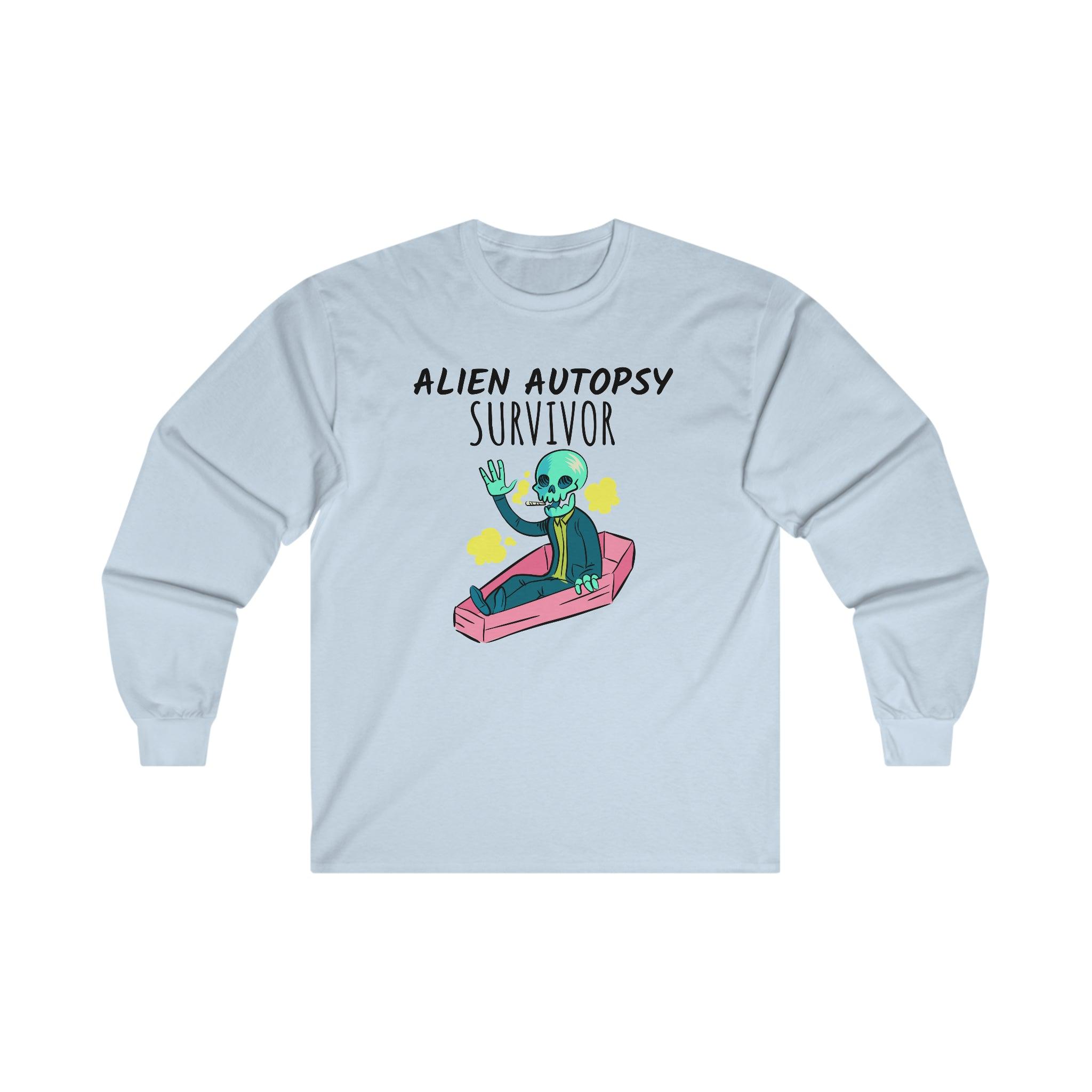 Alien Autopsy Survivor - Long-Sleeve Tee - Witty Twisters Fashions