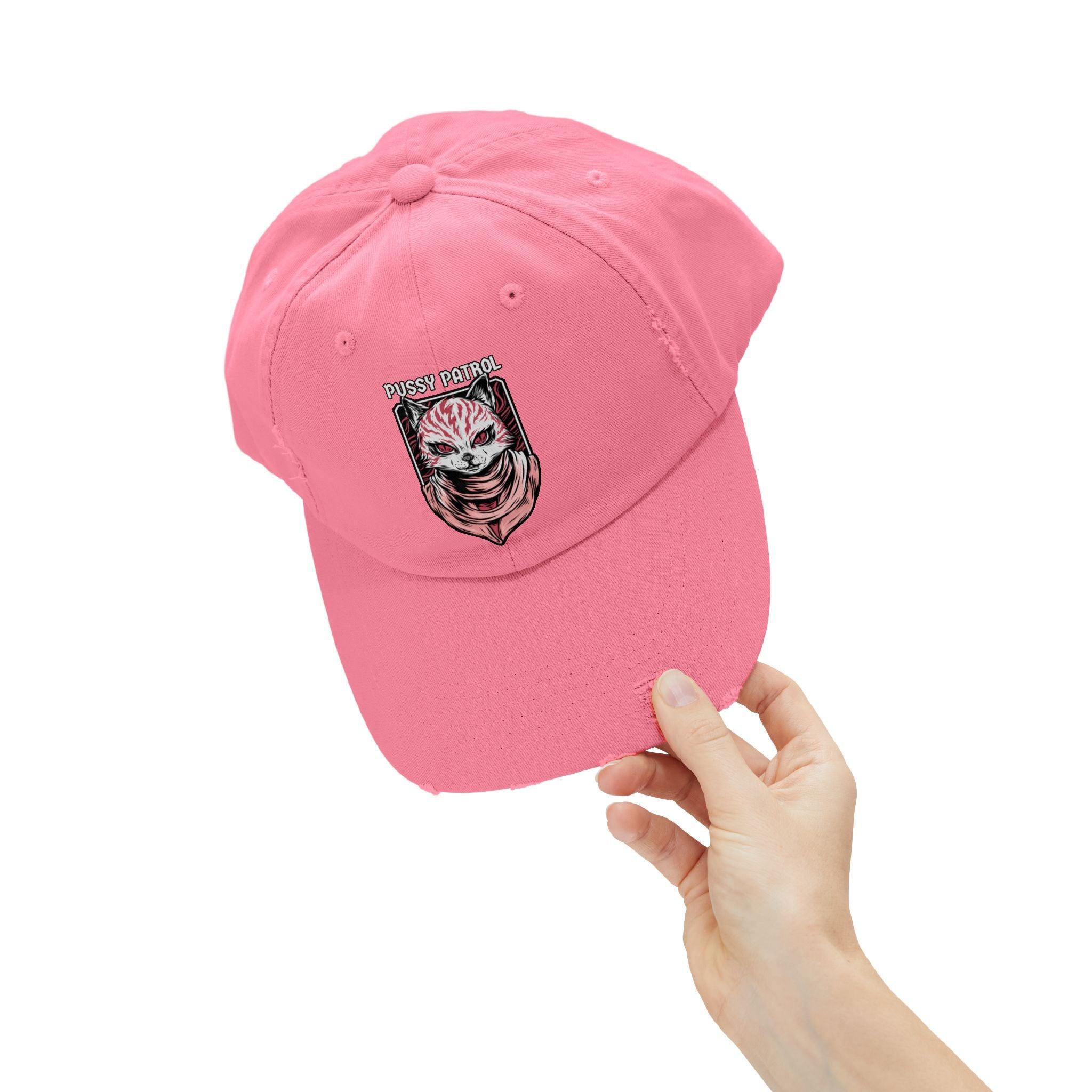 Pussy Patrol - Cotton Twill Distressed Baseball Cap