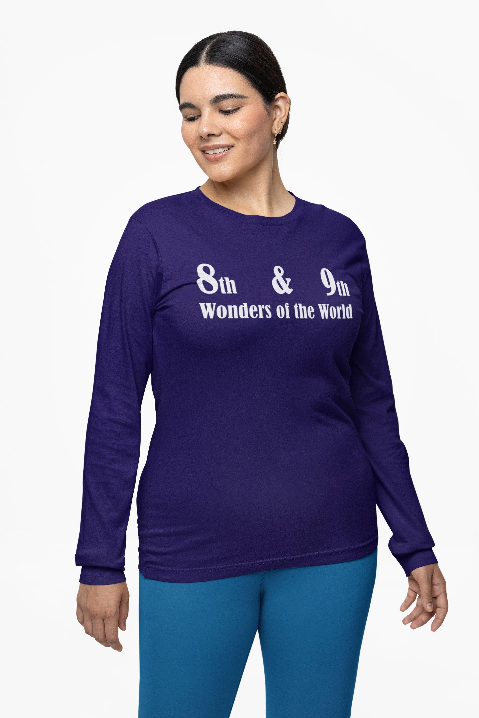 8th and 9th Wonders of the World - Long-Sleeve Tee - Witty Twisters Fashions